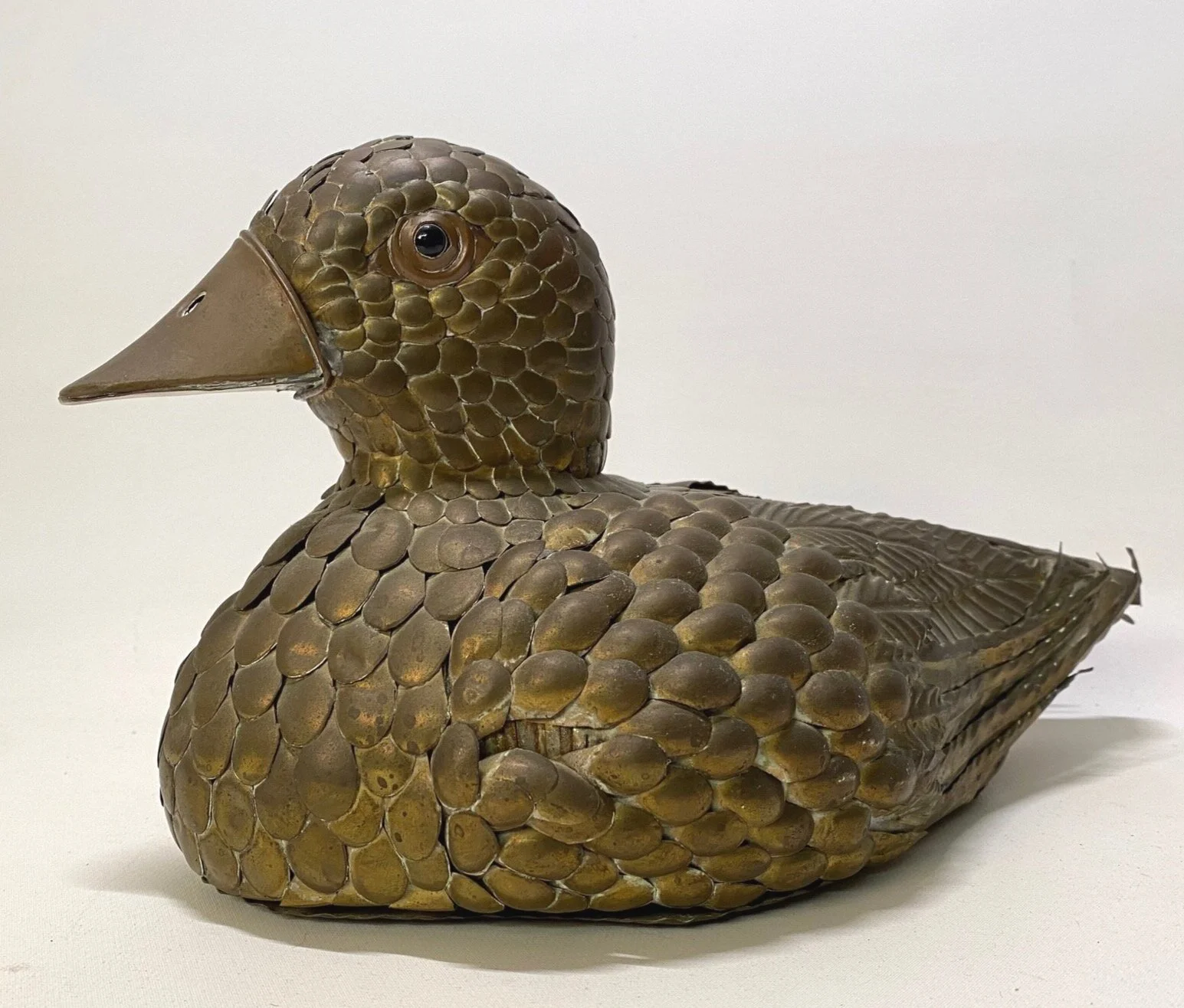 Sergio Bustamante Copper and Brass Duck