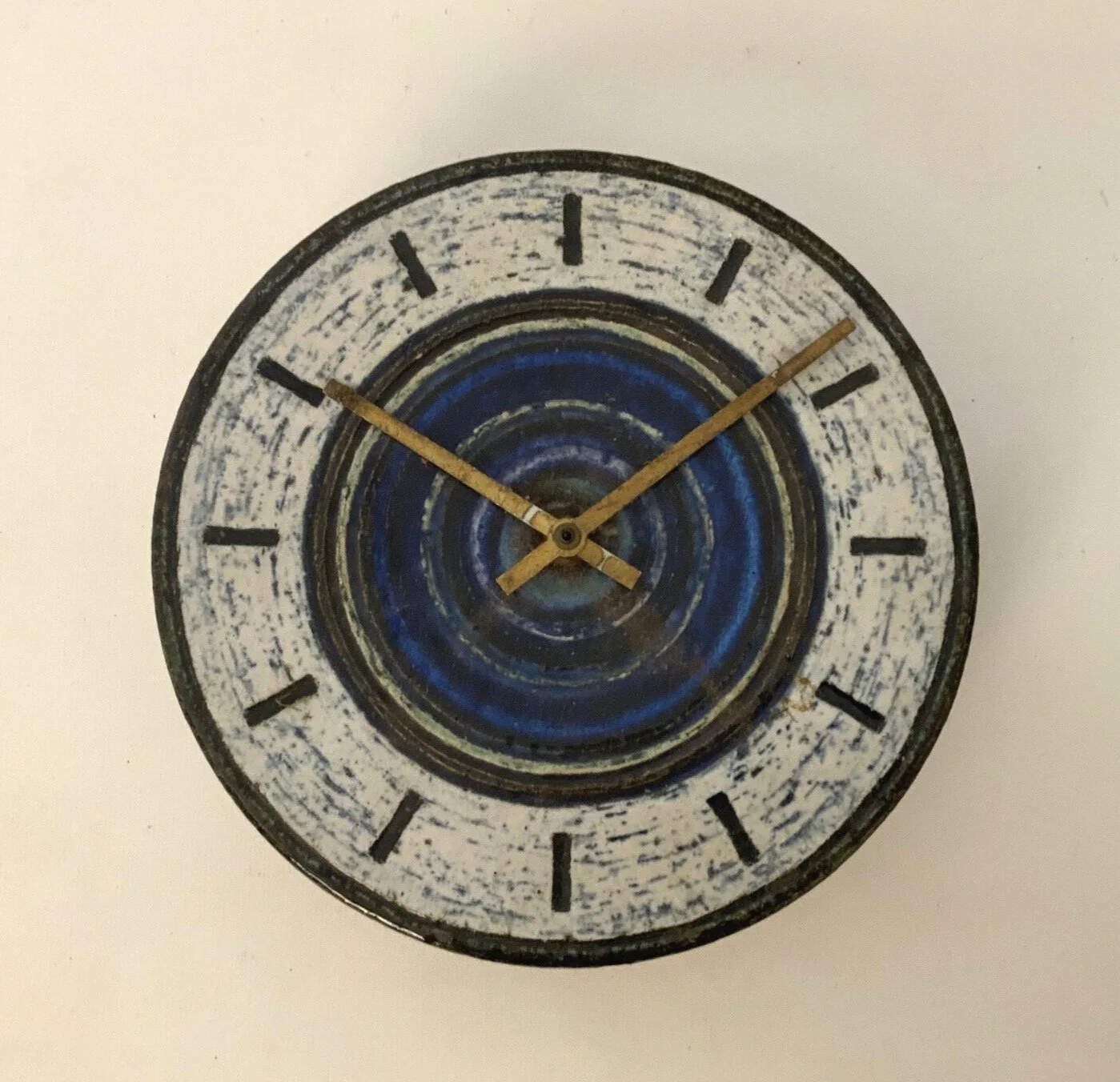 Britt-Louise Sundell for Gustavsberg Sweden Stoneware Clock