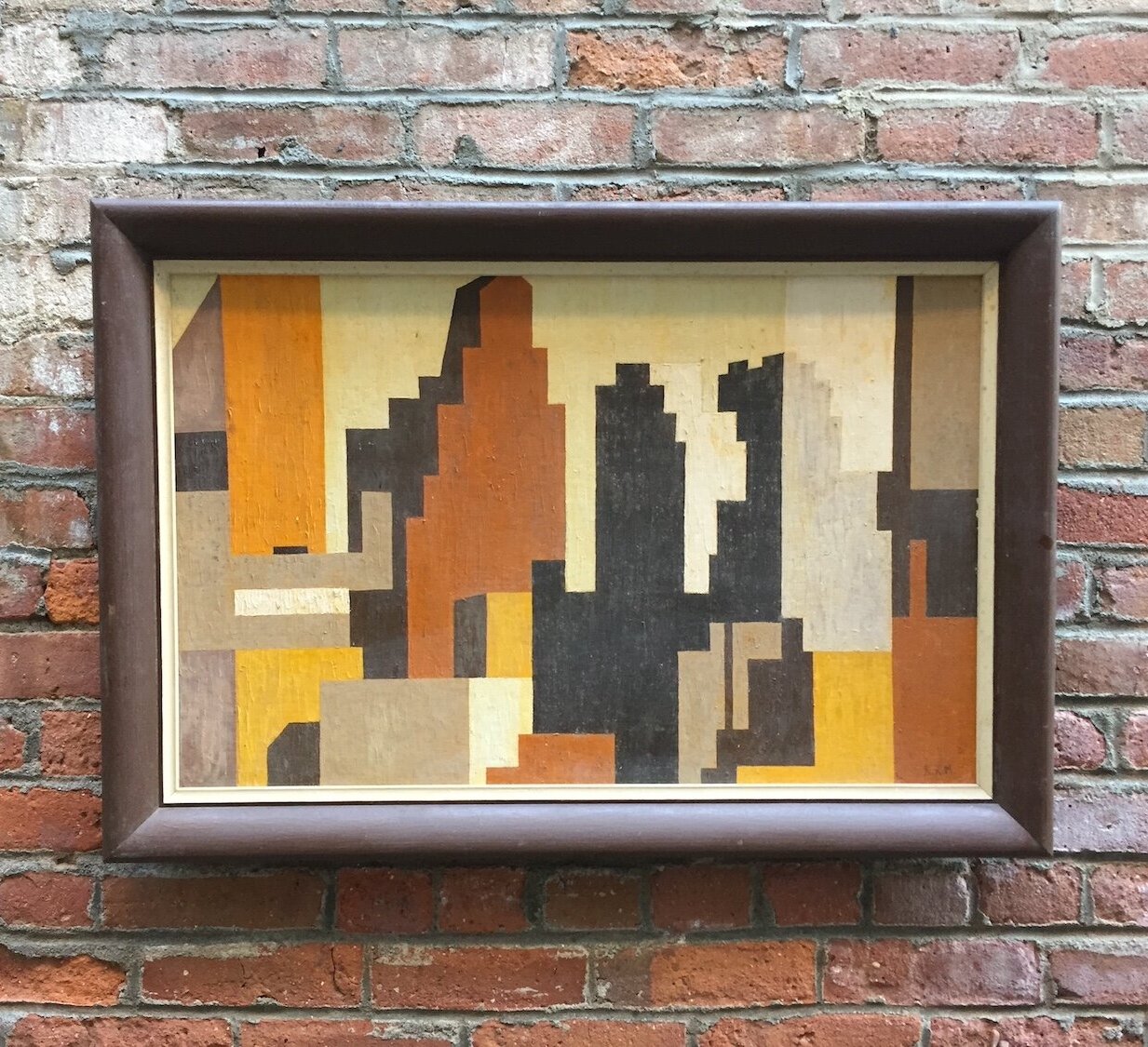 1950s Geometric Cityscape RKM