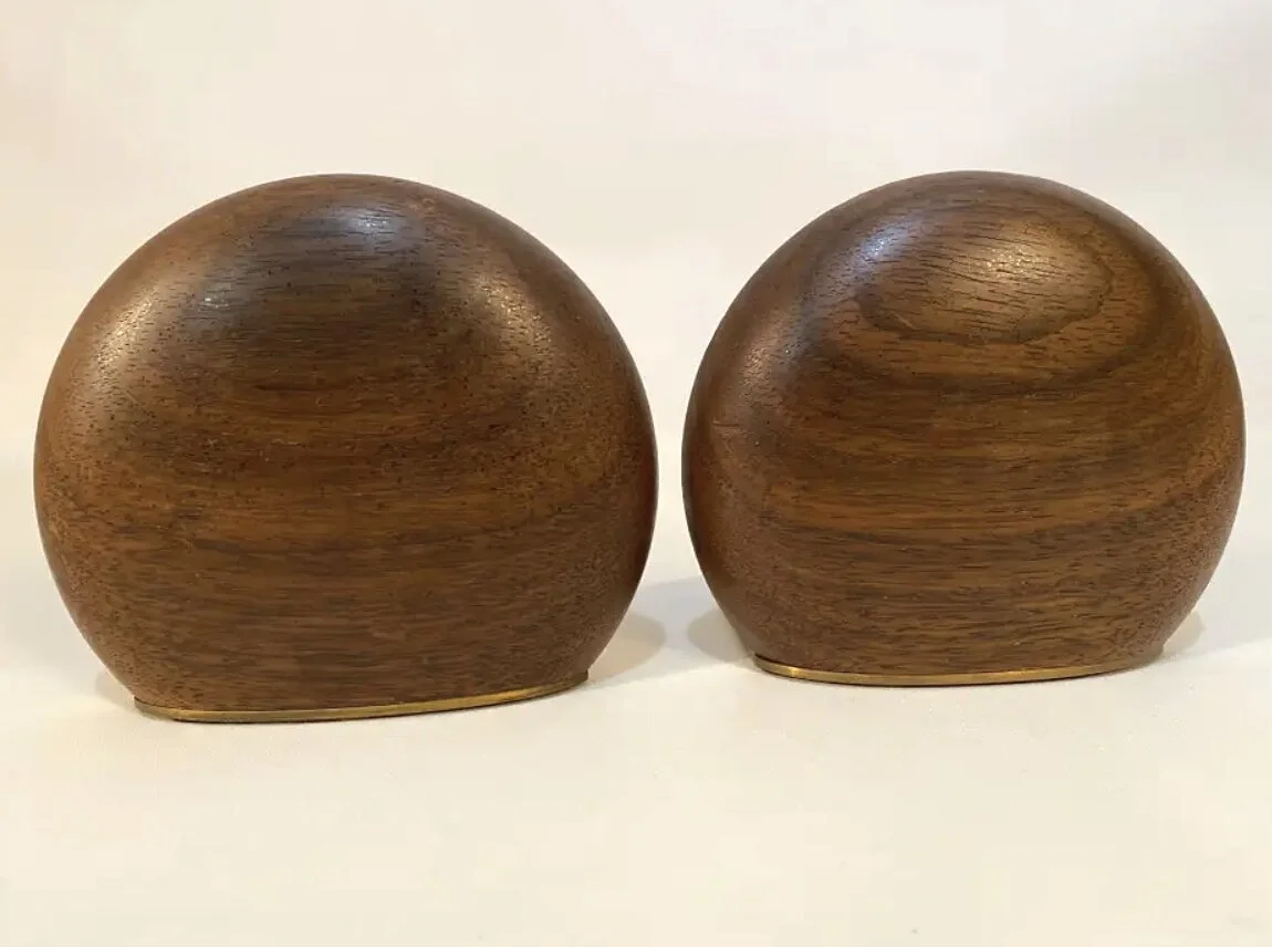 American Crafts Movement Wenge Wood Bookends