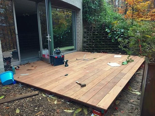 Did some woodworking the last couple of days! Swipe left for some during &amp; before pic&rsquo;s. #terras #woodworking #level