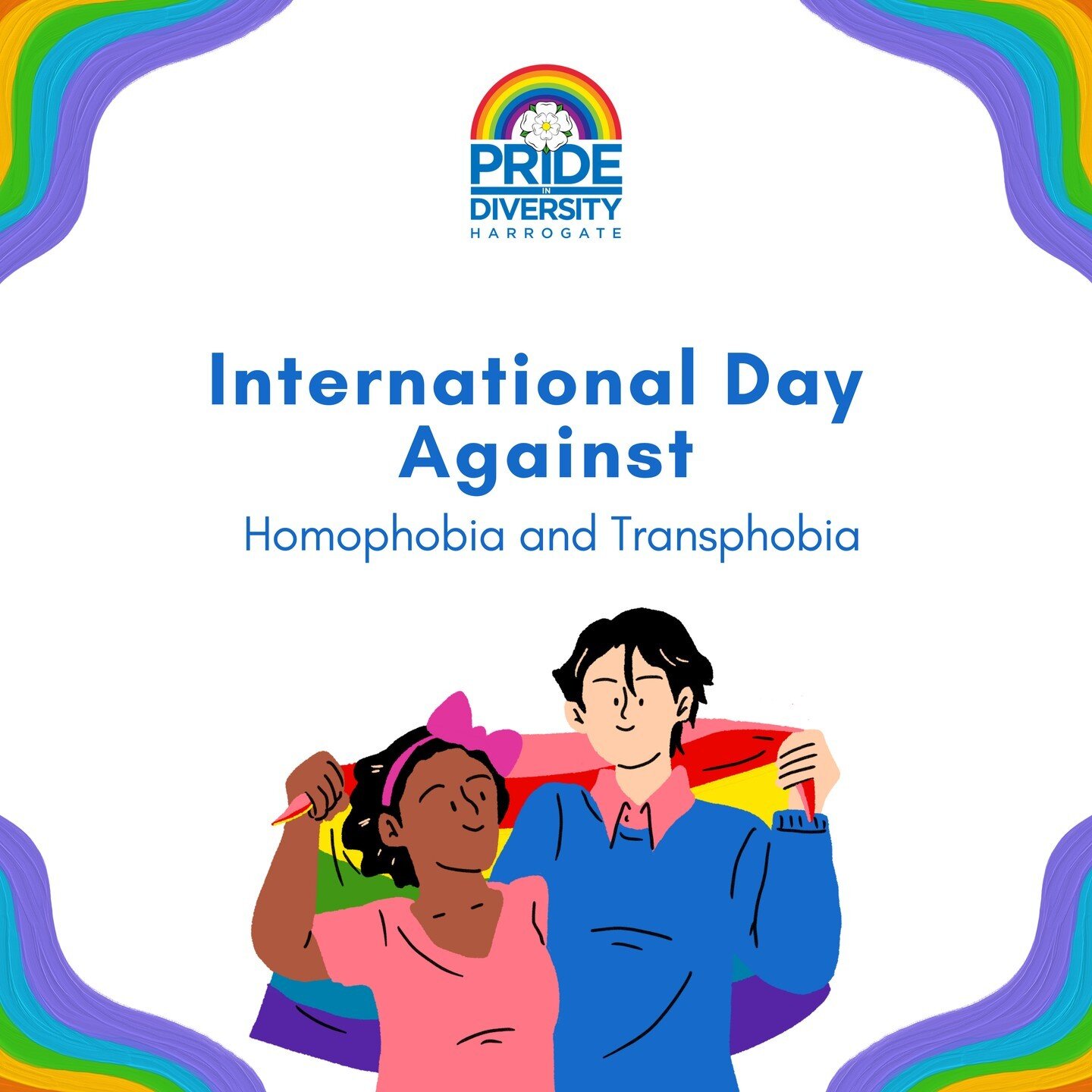 Today is #IDAHOBIT2022!!

The International Day Against Homophobia, Transphobia and Biphobia draws attention to the violence and discrimination experienced by the LGBT+ community!

The date of May 17th was specifically chosen to commemorate the World