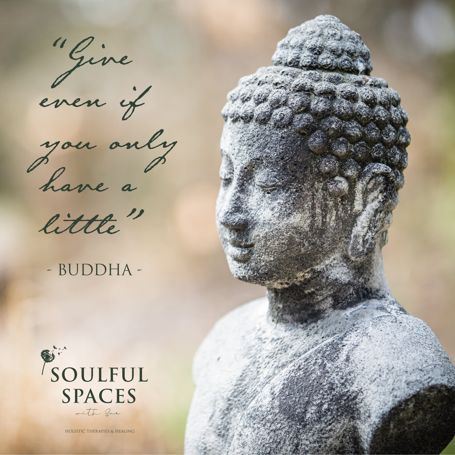 Soulful Spaces Buddha quote