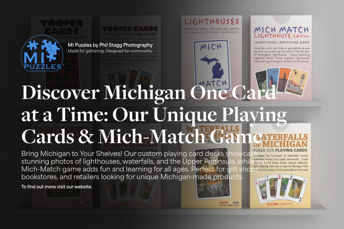 Discover Michigan One Card at a Time: Our Unique Playing Cards &amp; Mich-Match Game