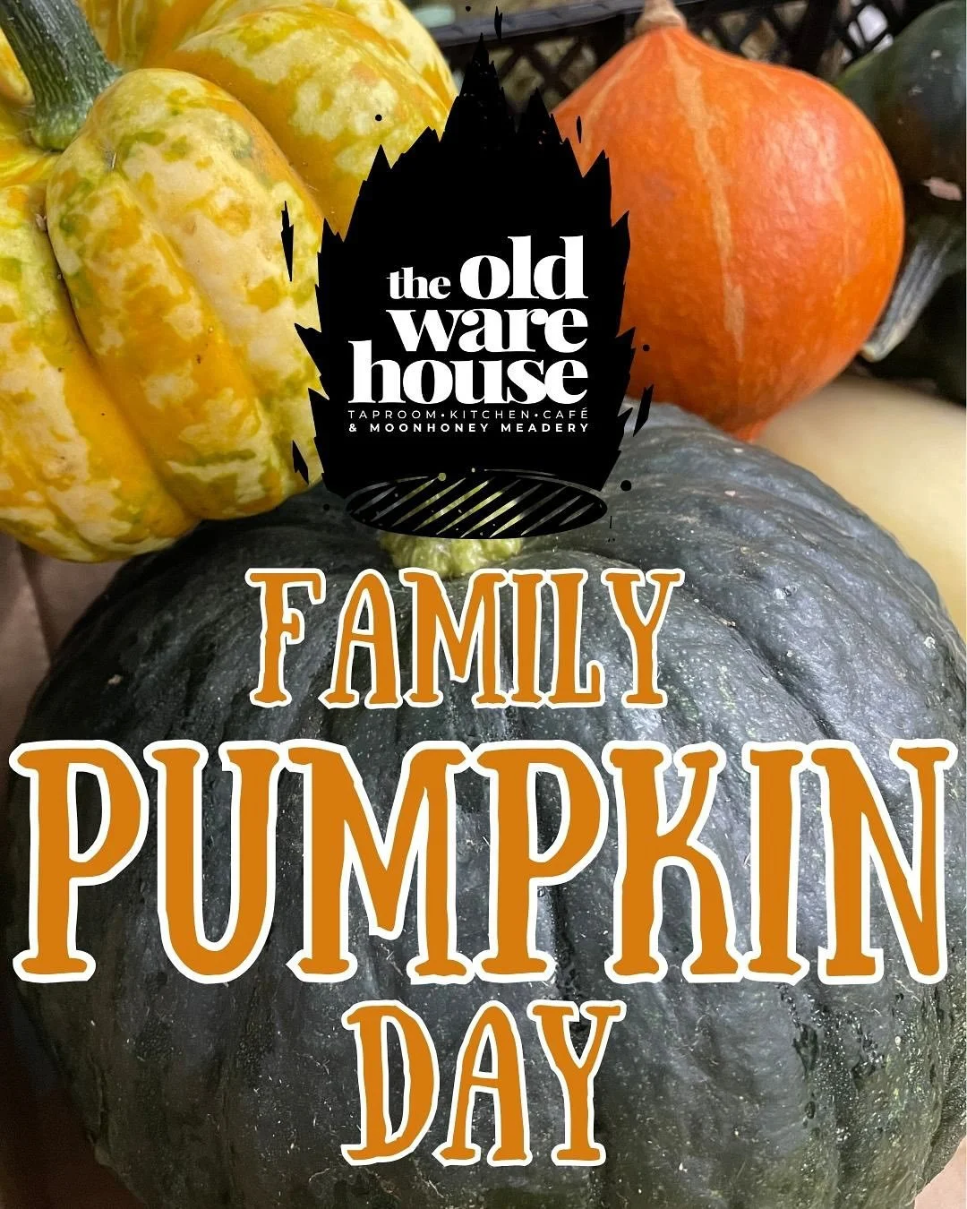 🎃✨ Family Pumpkin Day at The Old Warehouse! ✨🎃

🗓Sat 25th October- 10-5

Pumpkin and biscuit decorating&bull; Pumpkin Spiced cocktails &bull; Pumpkin Spiced Lattes &bull;  Pumpkin Cakes

👗 Dress up in your best pumpkin outfit!

Come get cosy &amp