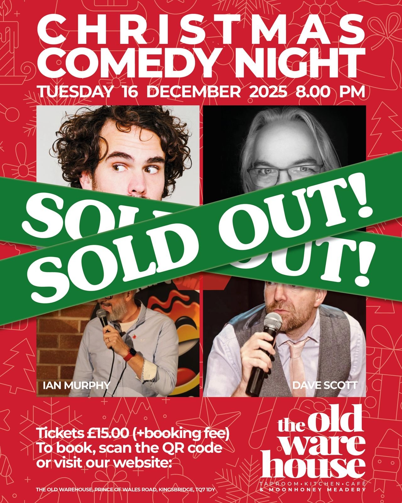 Christmas Comedy Night: 16th December - SOLD OUT (no joke!)

Boxing Day Silent Disco: 26th December - NOT QUITE SOLD OUT (ho ho ho!)

Entry options explained here - https://www.ticketsource.co.uk/moonhoney-meadery-ltd/t-glxmjdp