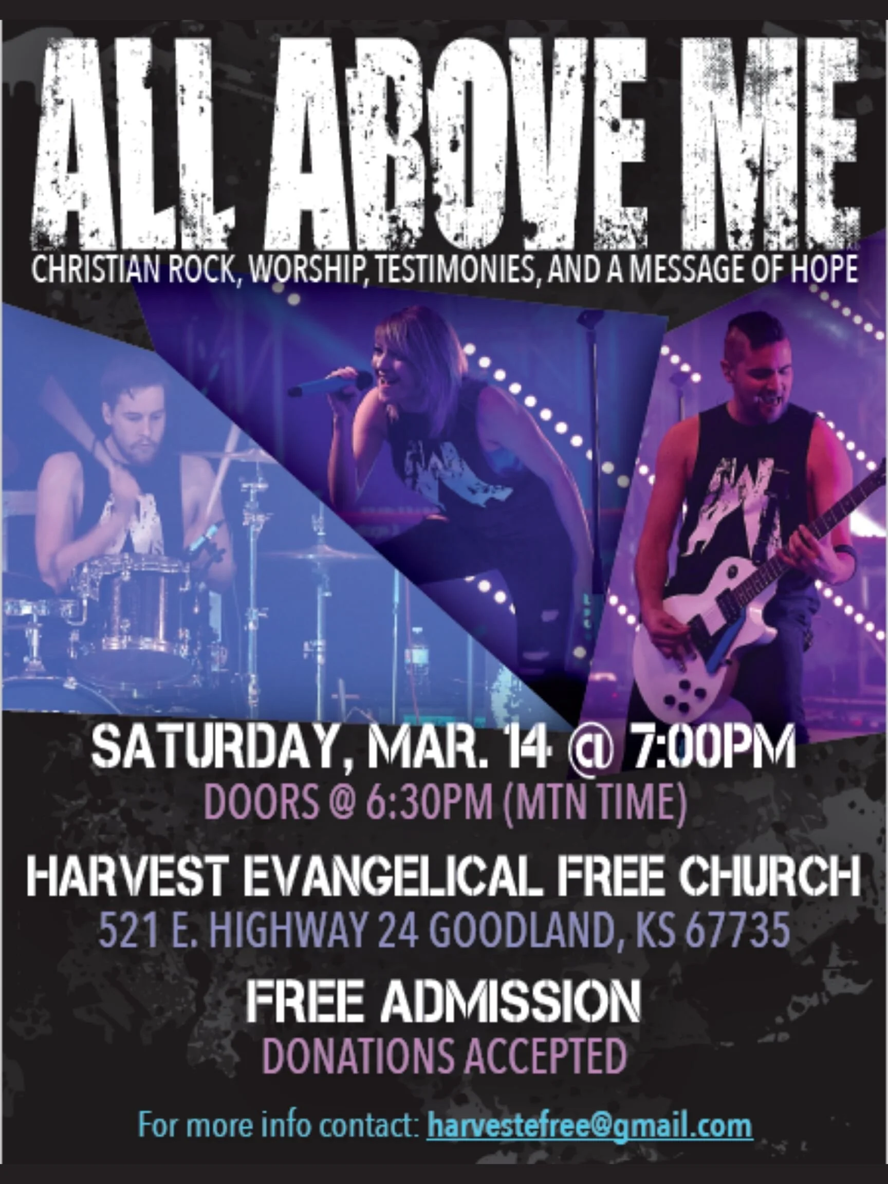 All Above me Concert