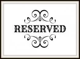 Hall Reserved 