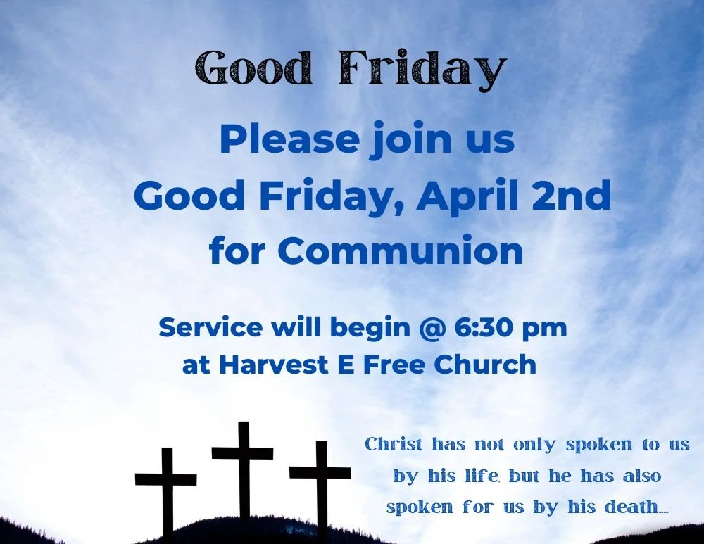 Good Friday Service and communion 