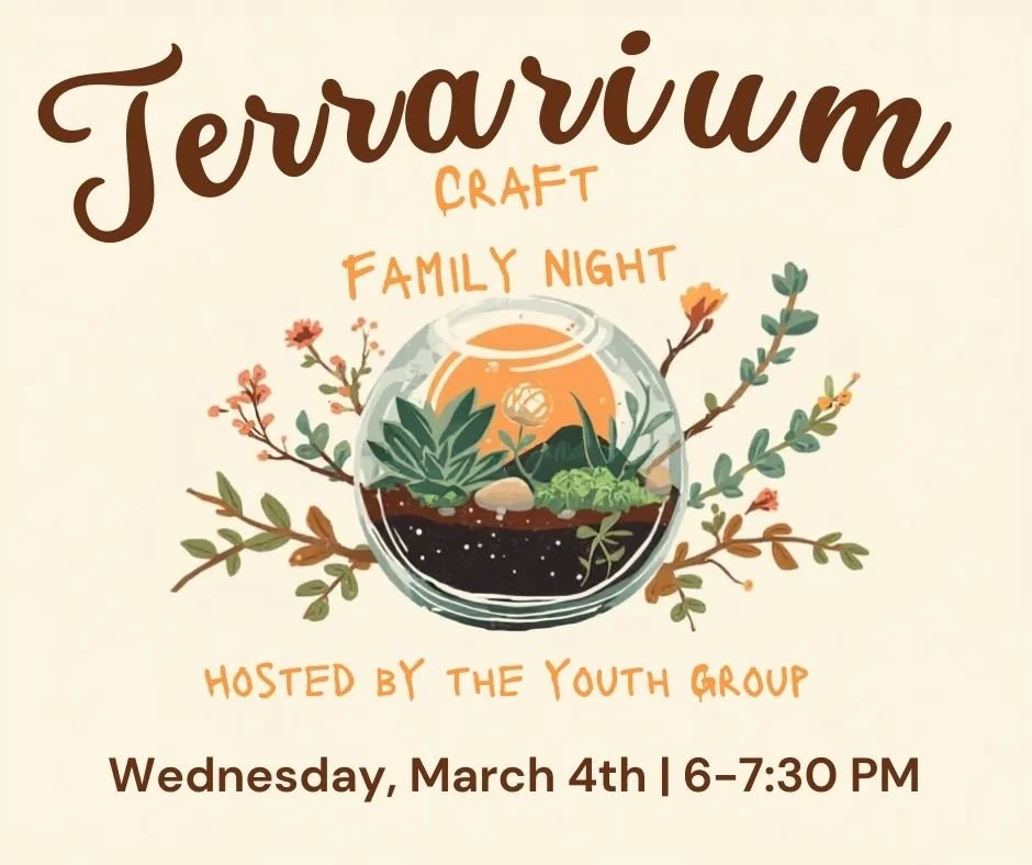 🍽️ Family Night – Meal &amp; Terrarium Craft! 🌼