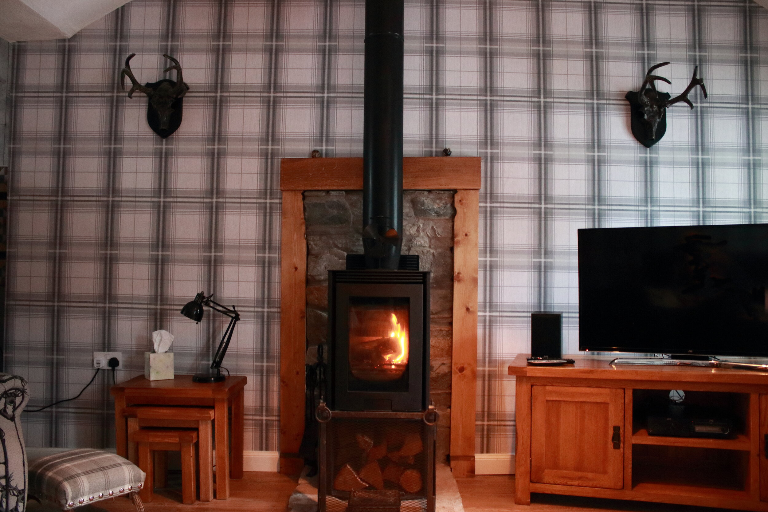 Cosy Living Room with Stove