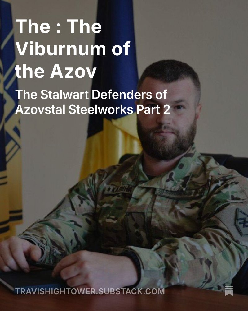 Visit my #substack for Part two of my series on #azov heroes. #herooftheweek #heroyamslava #slavaukraini