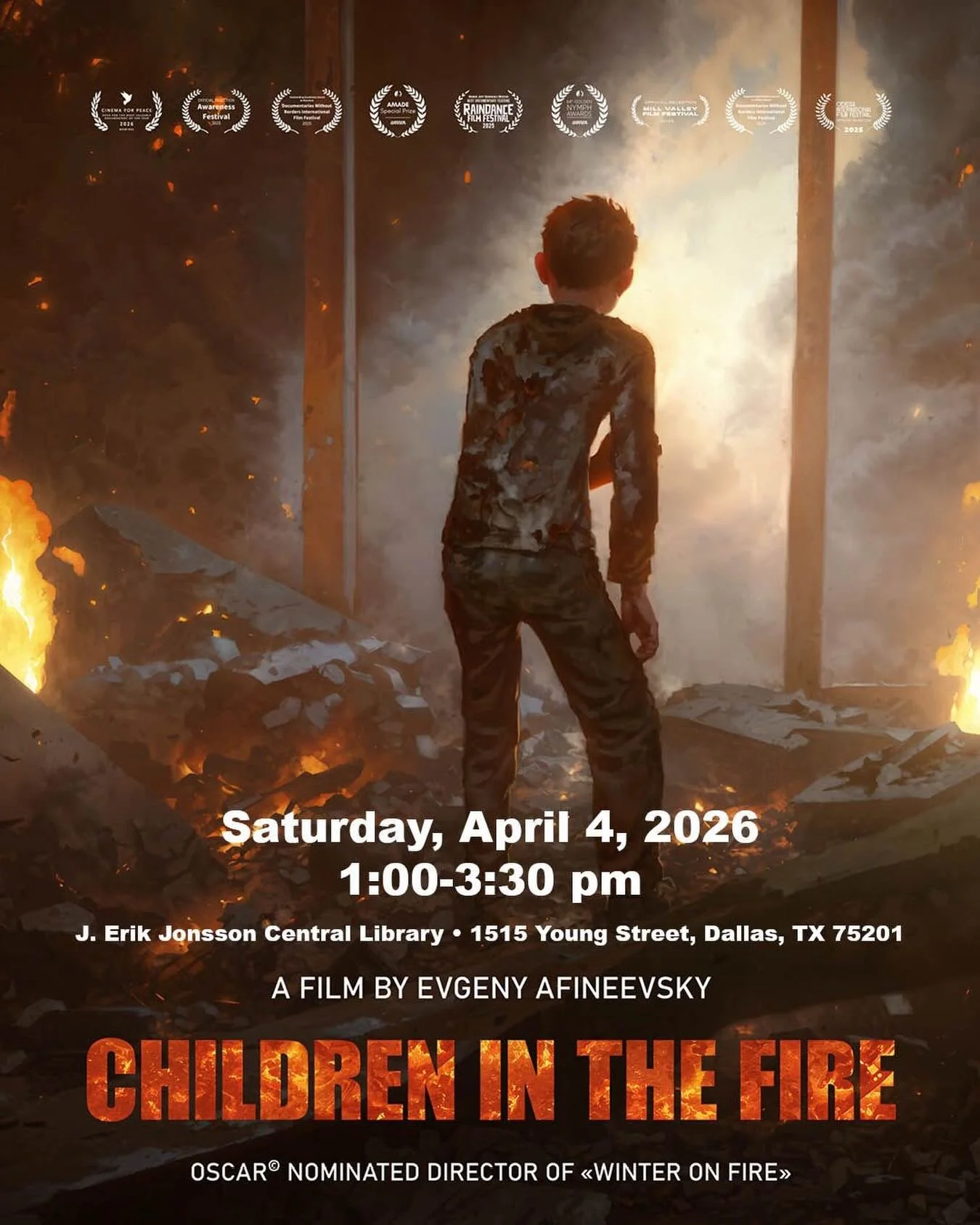 Good news everyone! Another documentary sceening planned. This one is super important. Its about the orphans, stolen children, and mental health of a generation of kids growing up under constant terror attacks. #childrenunderfire #documentaryscreenin