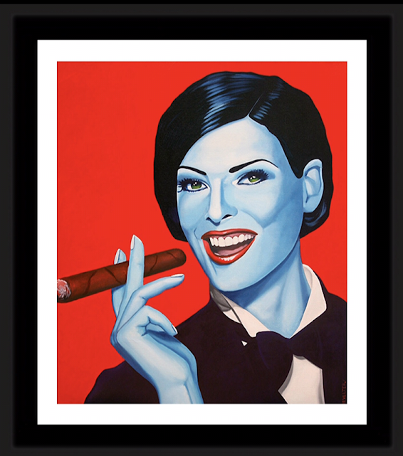 Framed 'Linda Habana' - Limited Edition Lithograph by Christian Develter