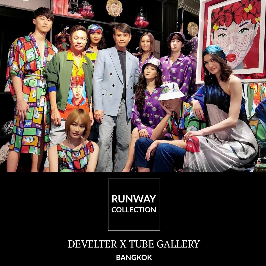 Celebrating the launch of the latest &lsquo;Develter x Tube Gallery&rsquo; runway show held in Bangkok this weekend 🥂💃🏼⁣⁣
 ⁣⁣
✦ Bringing Artistic Collaborations Alive ✦ with @christiandevelter and @tubegallery ⁣
⁣⁣
𝘛𝘩𝘪𝘴 𝘪𝘤𝘰𝘯𝘪𝘤 𝘤𝘰𝘭𝘭𝘦