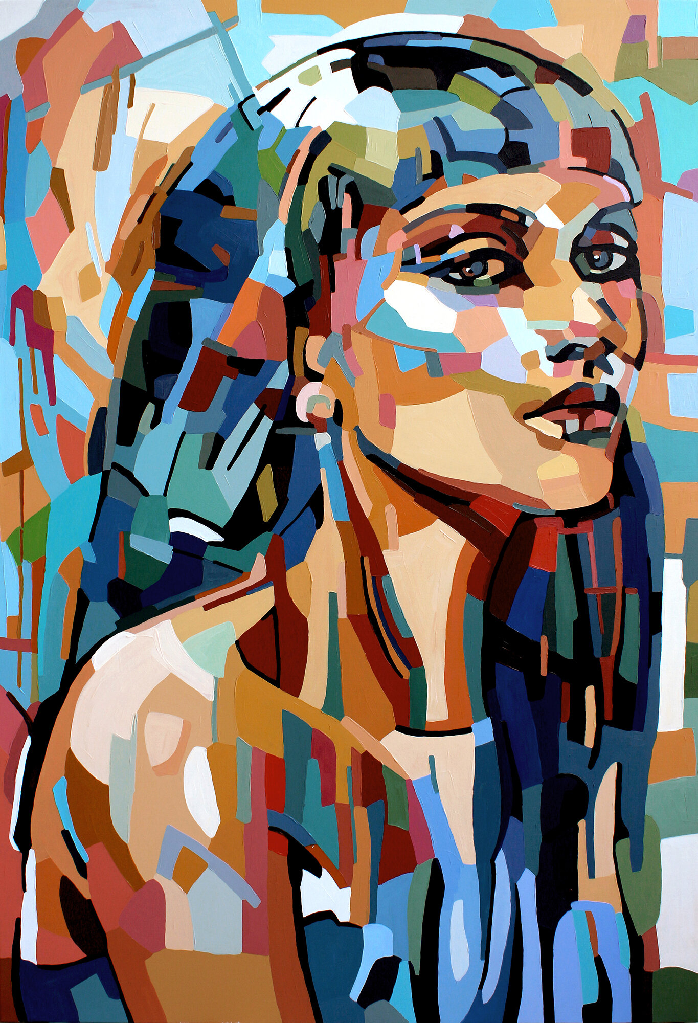 Noemi Safir_Black Princess_150 100 cm_2015_Acrylic on canvas_Perth Australia.jpg