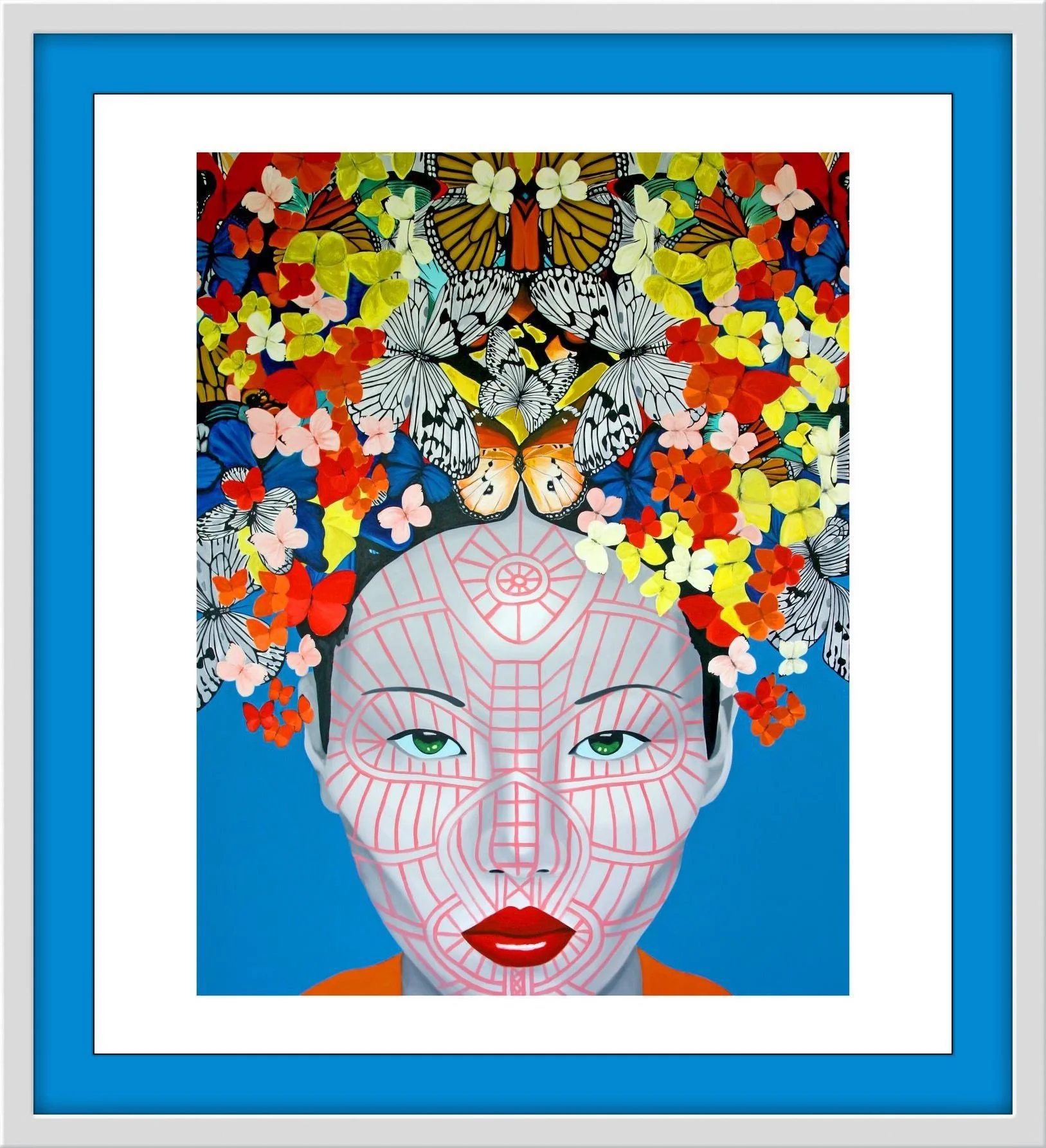 Butterfly Chin Blue Framed.JPG