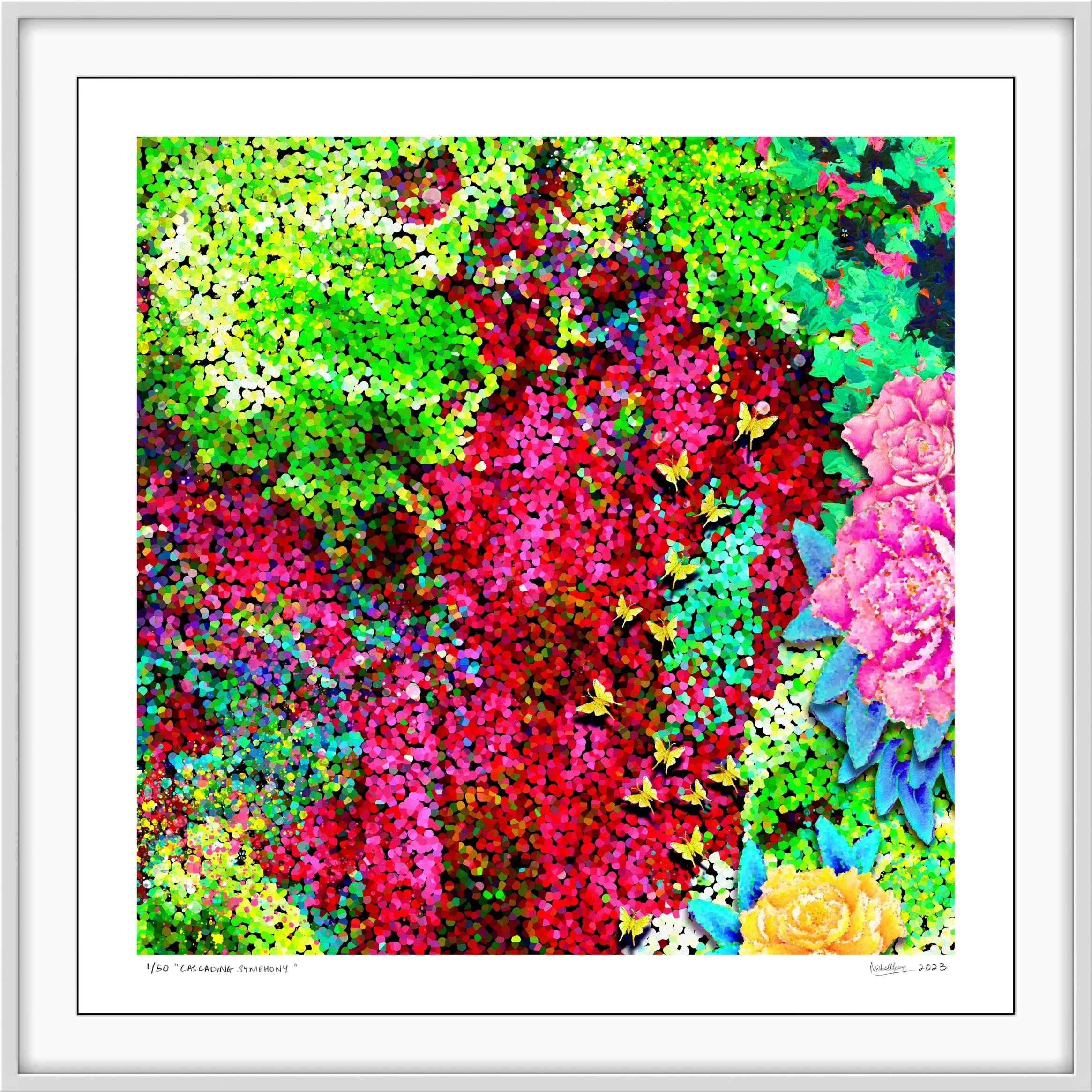 Cascading Symphony Grande - 80cm x 80cm - Framed.JPG