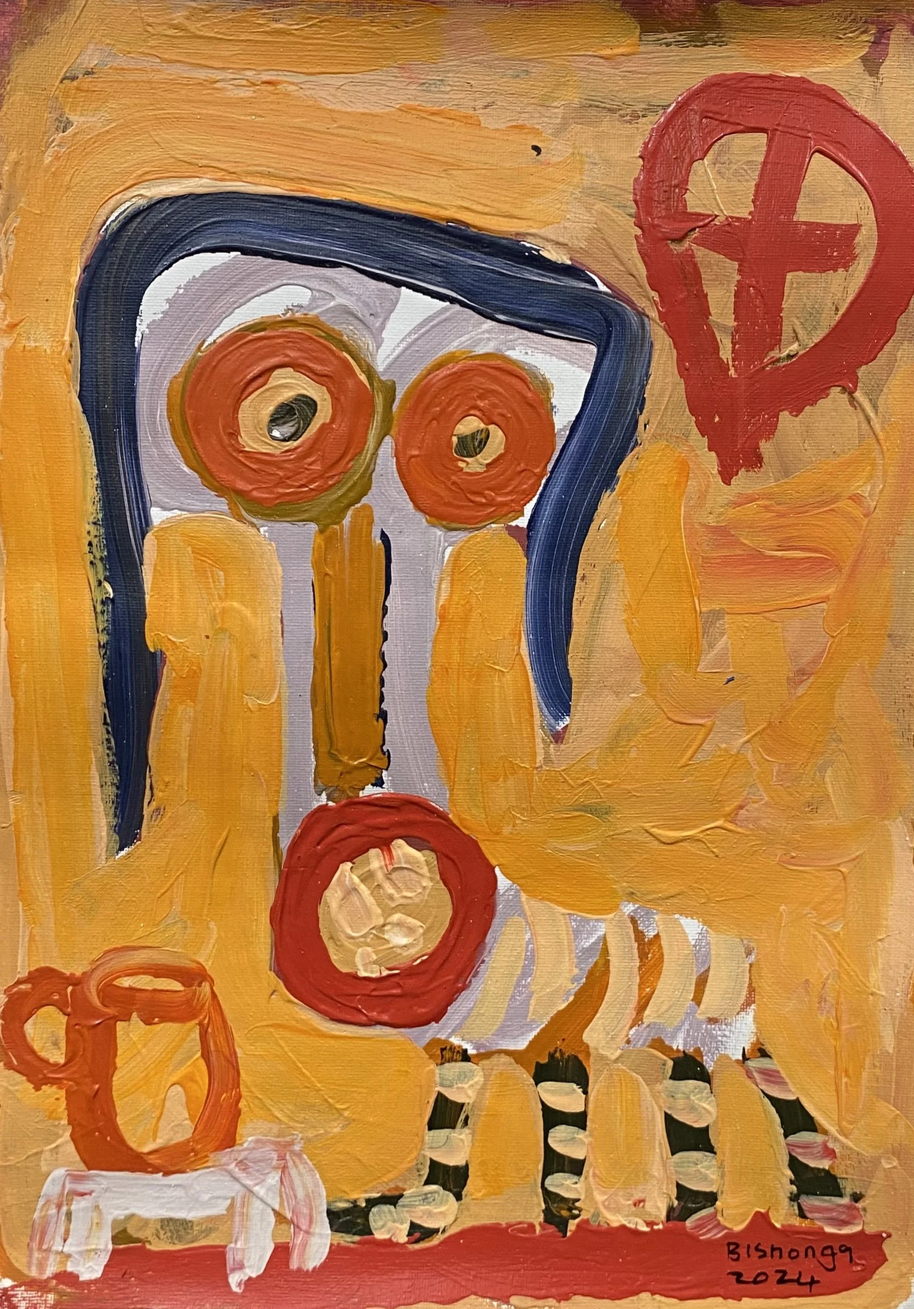 The Dog With Red Mouth