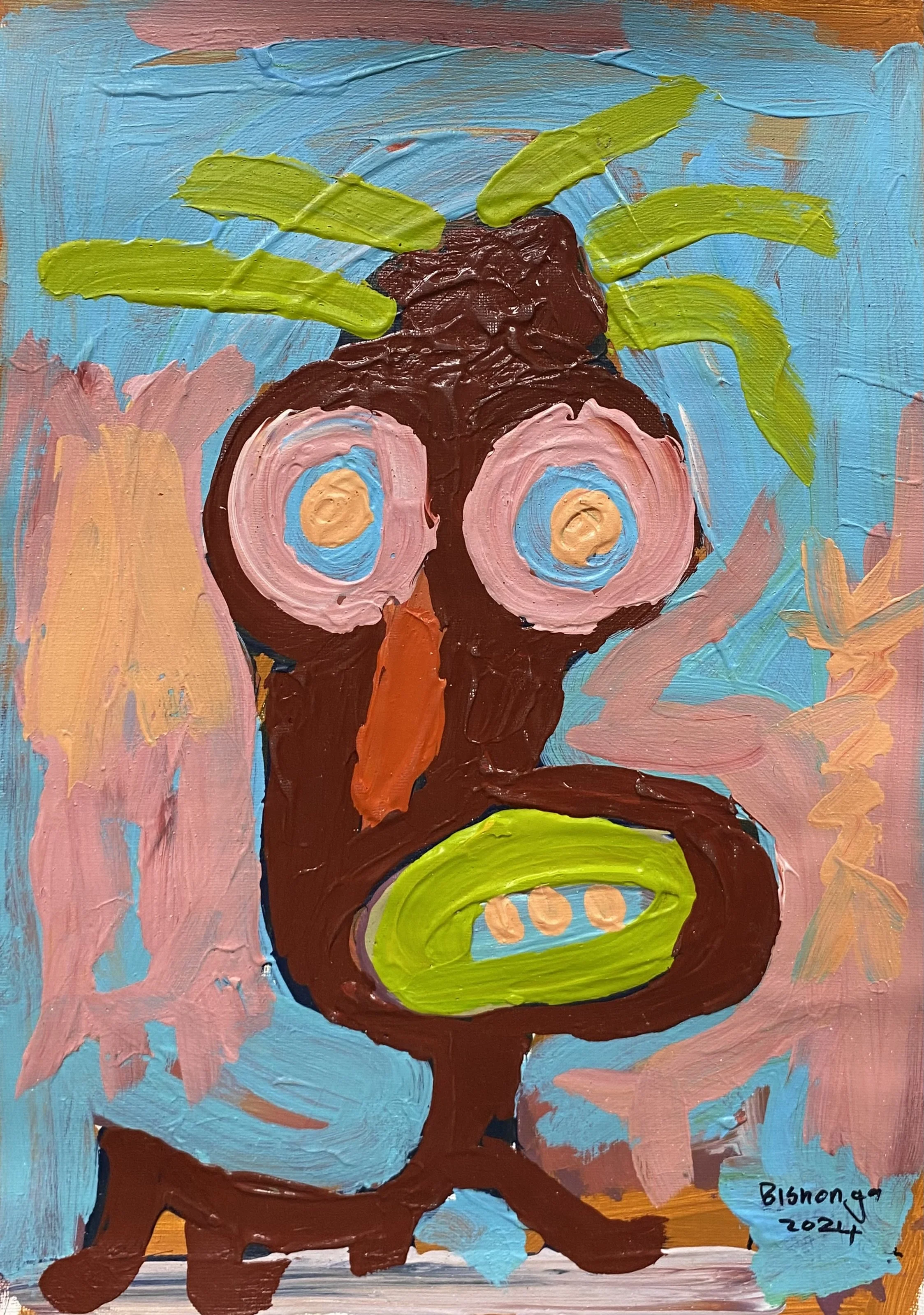 Dog With Green Mouth