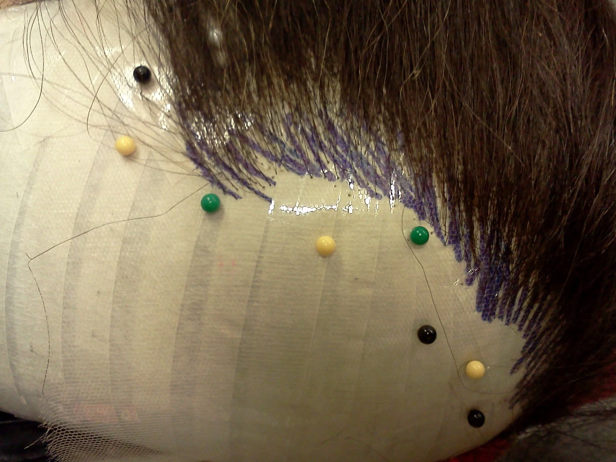Custom hairline for Juilliard drama student