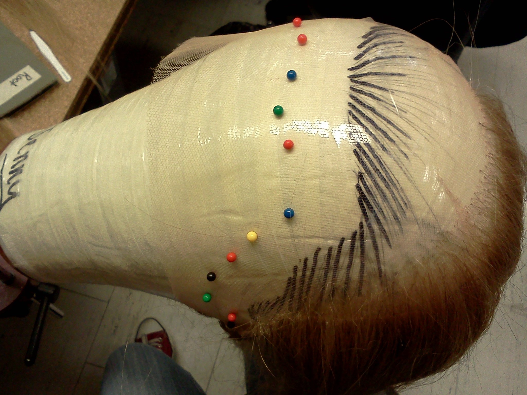 Custom hairline for Juilliard opera performer