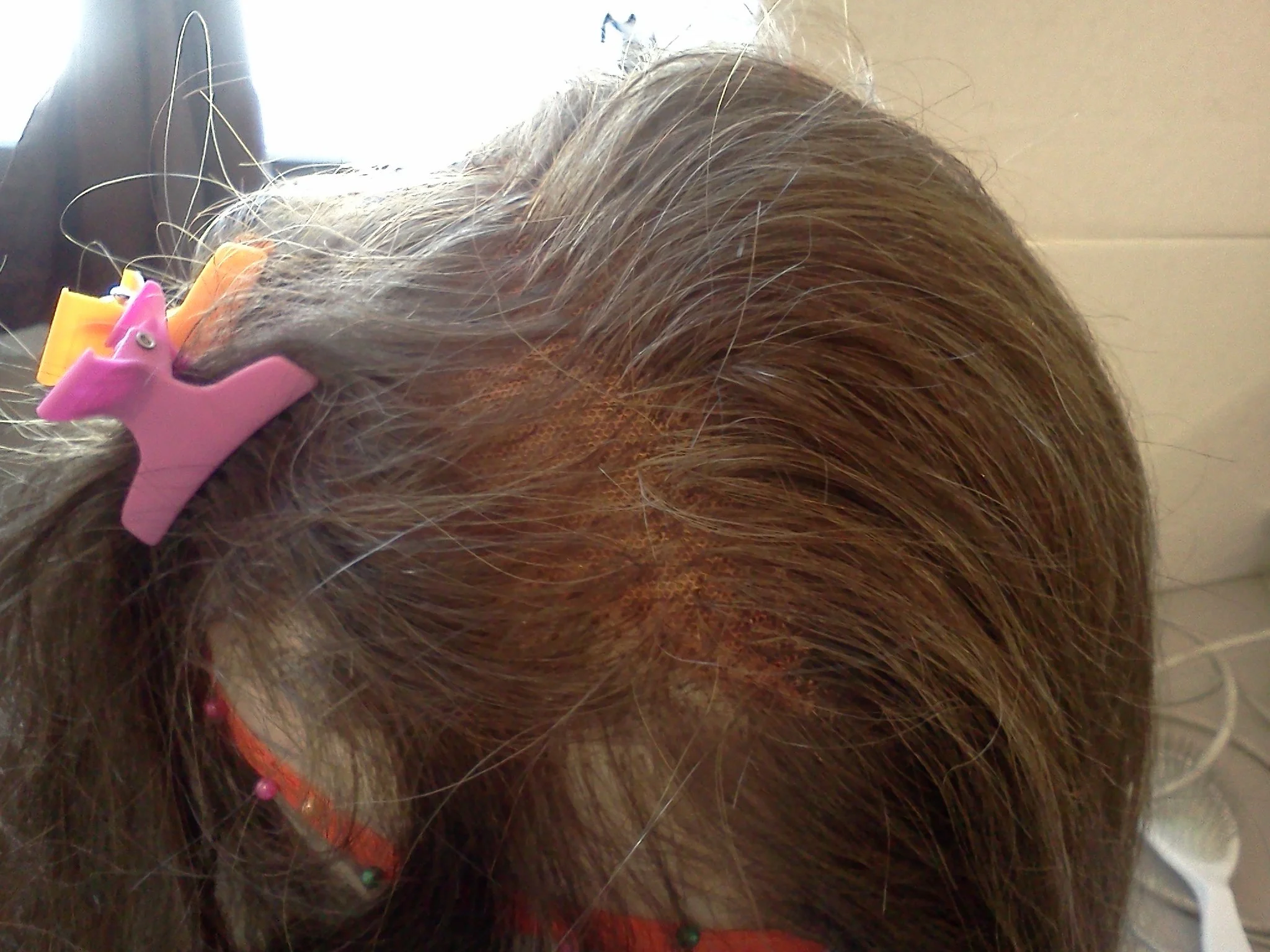 Fully ventilated wig for an opera singer at The Santa Fe Opera