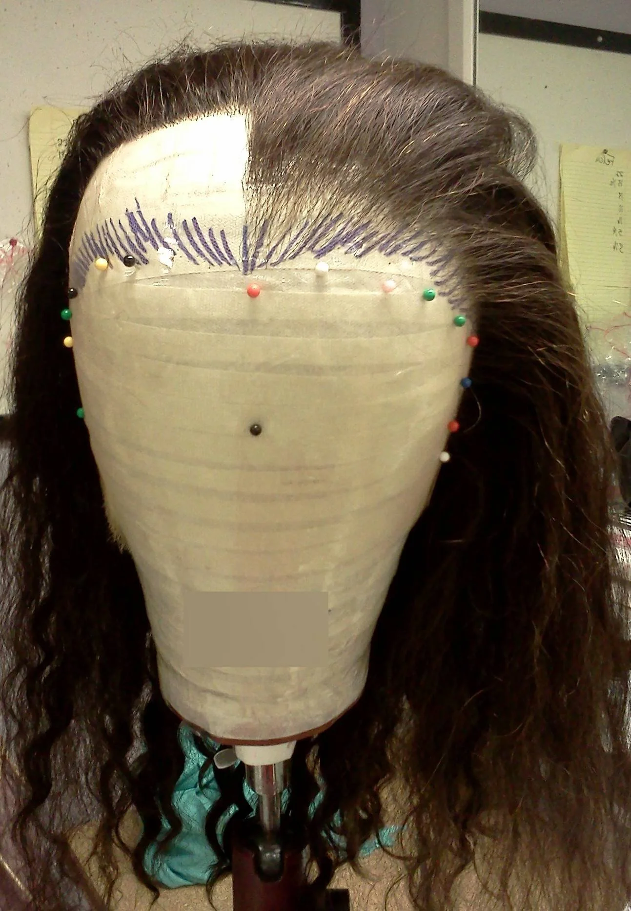 Custom hairline for Juilliard drama student