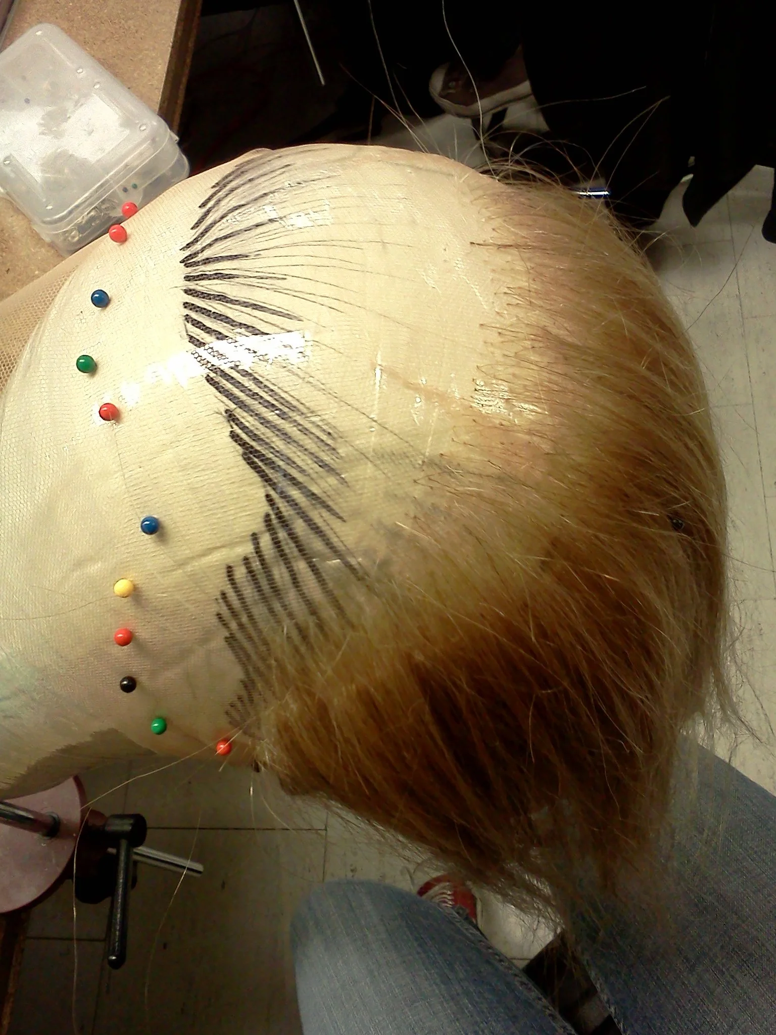 Custom hairline for Juilliard opera performer