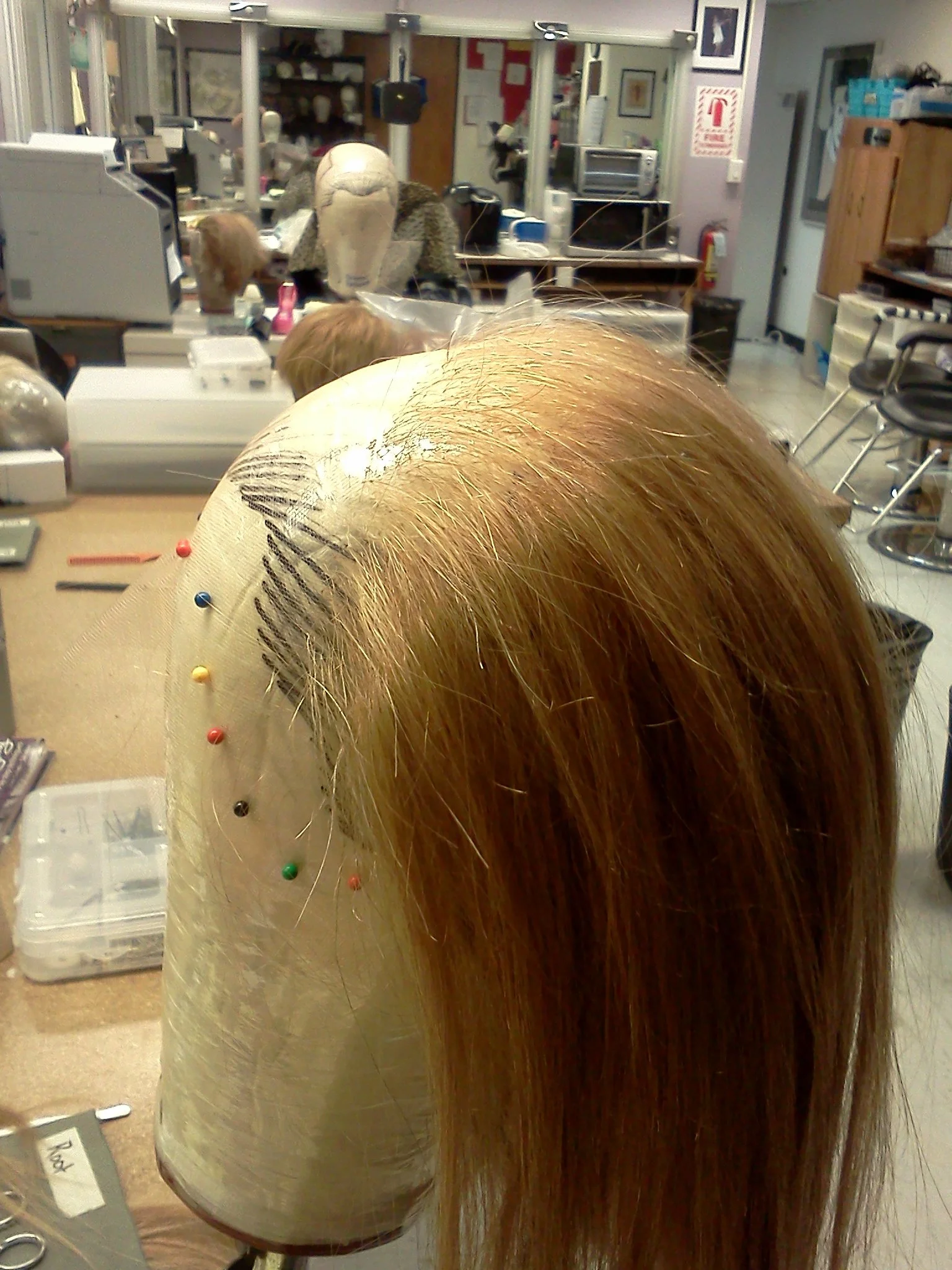 Custom hairline for Juilliard opera performer