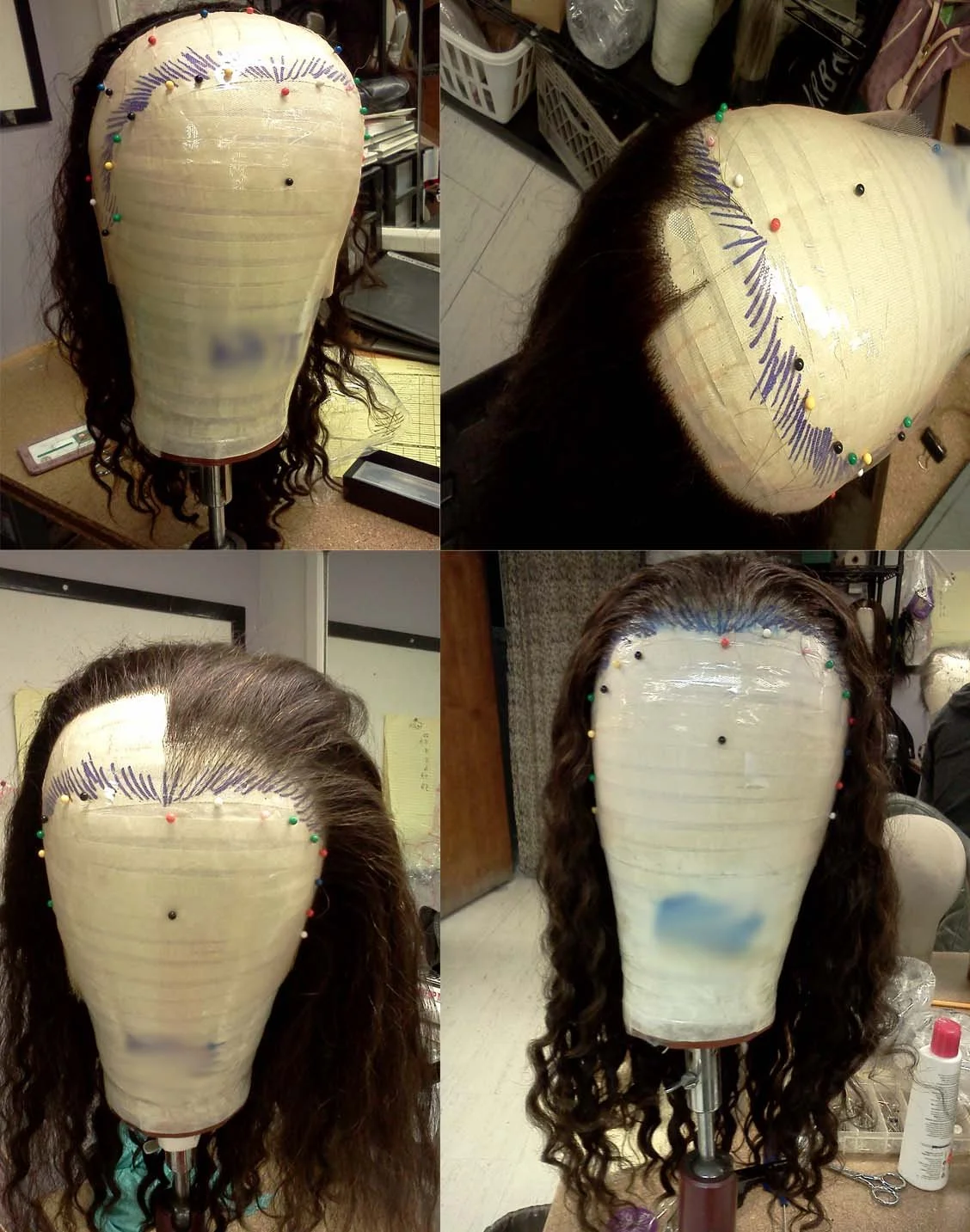 Custom hairline for Juilliard drama student
