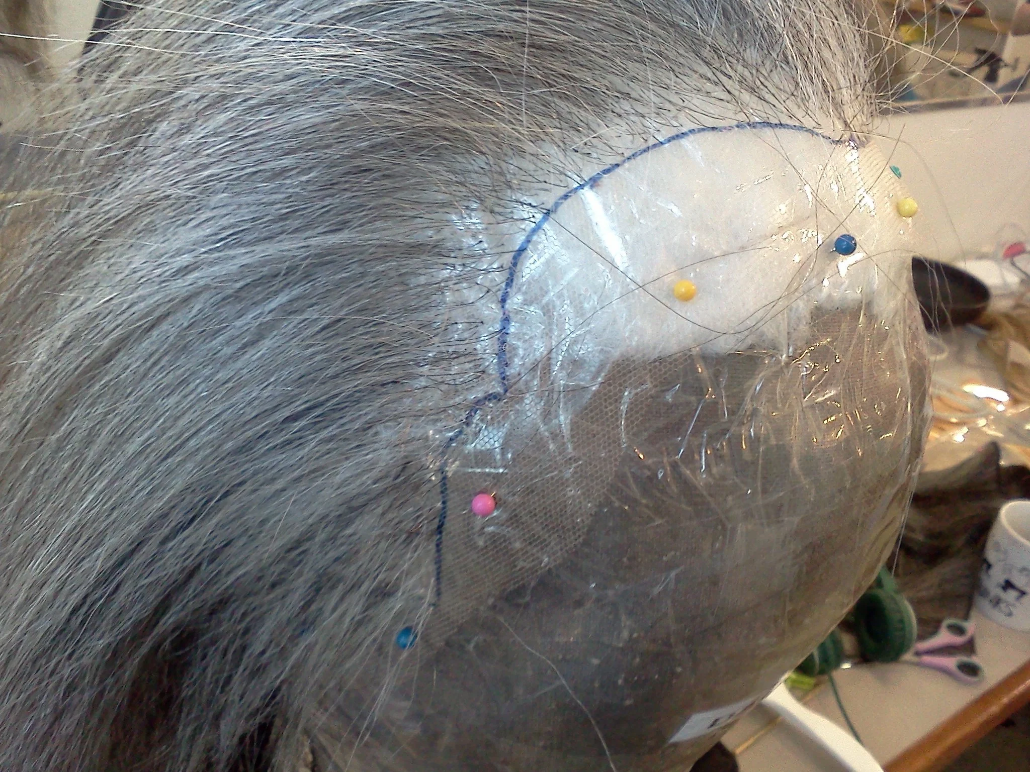 Ventilated hairline for an opera singer at The Santa Fe Opera