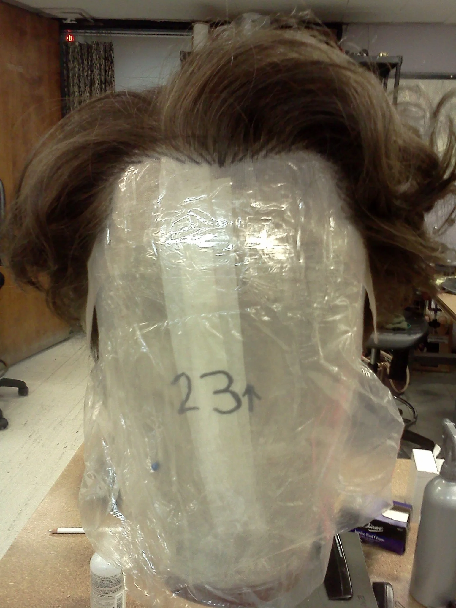 Custom hairline for Juilliard opera performer