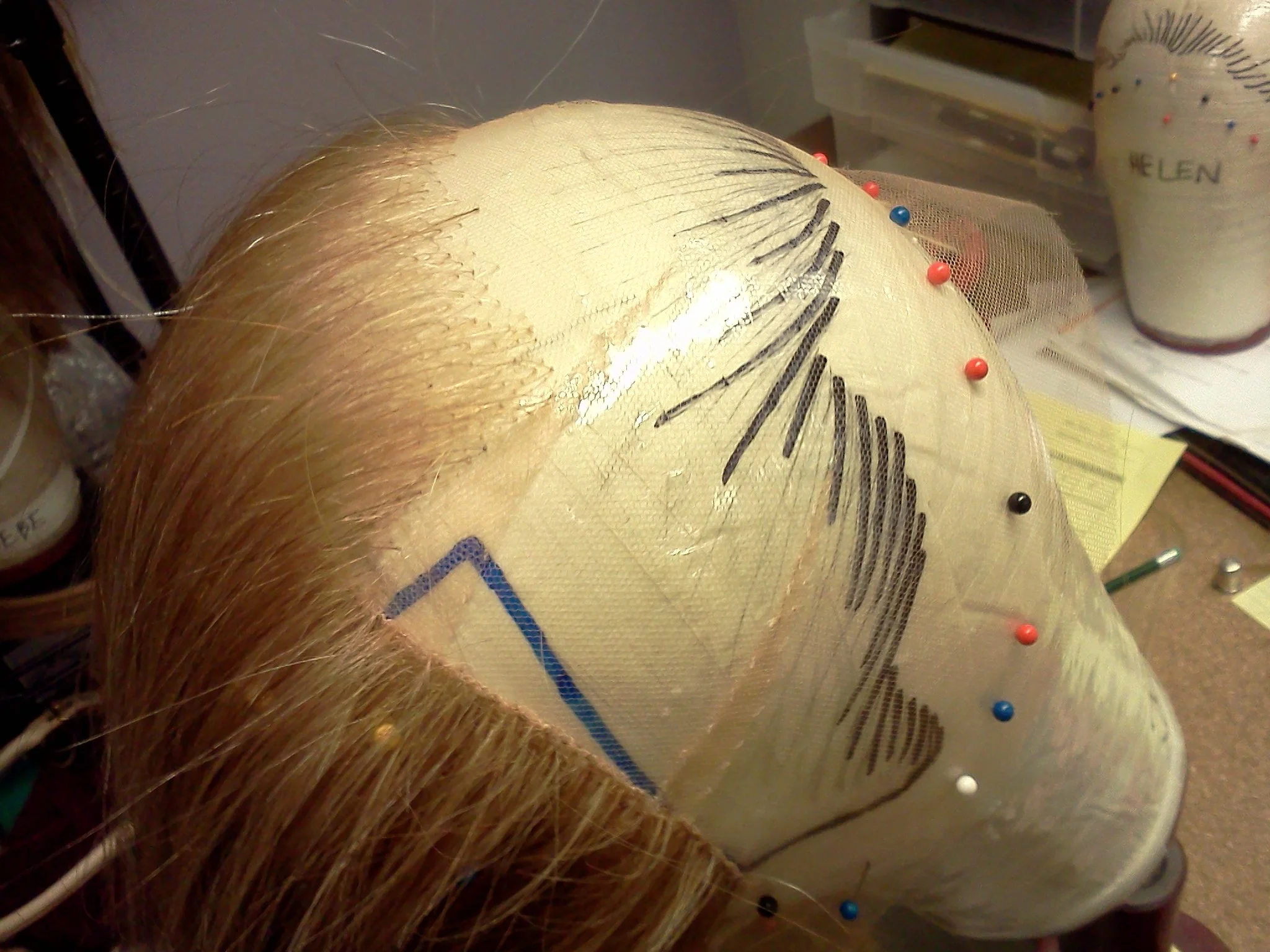 Custom hairline for Juilliard opera performer