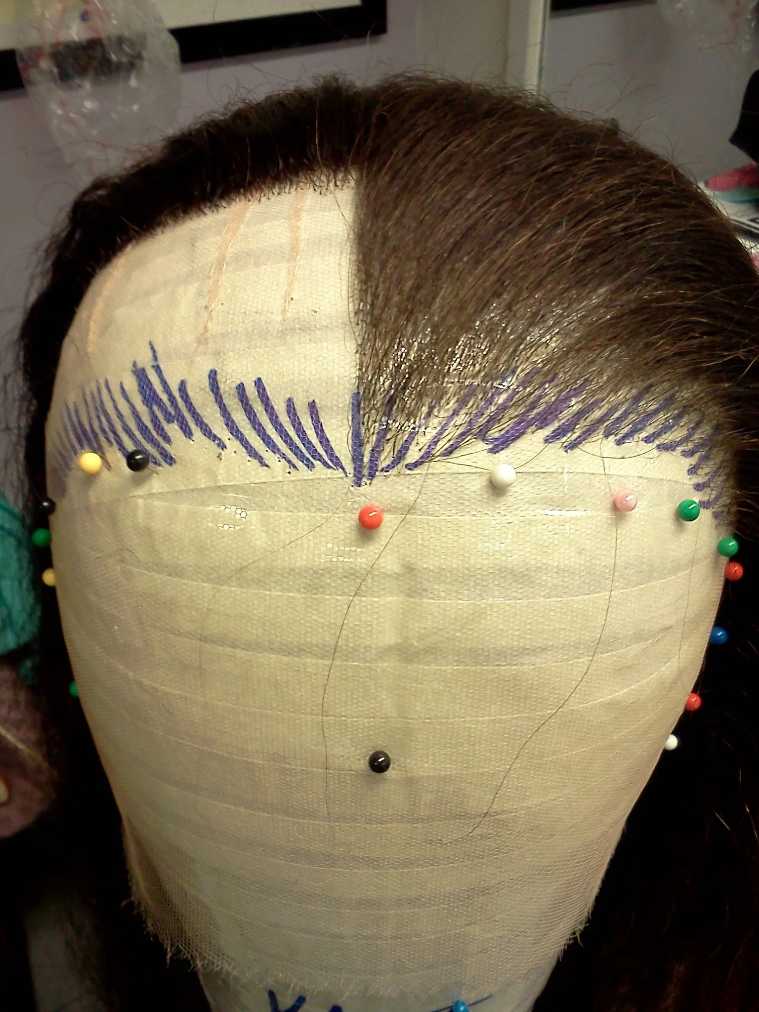 Custom hairline for Juilliard drama student