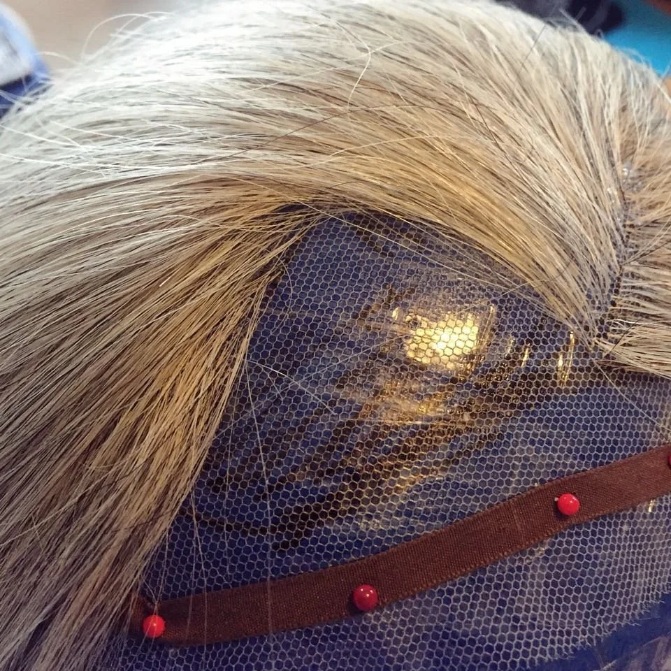 Hair topper built for client at private studio