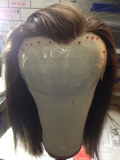 Custom hairline for client at private studio
