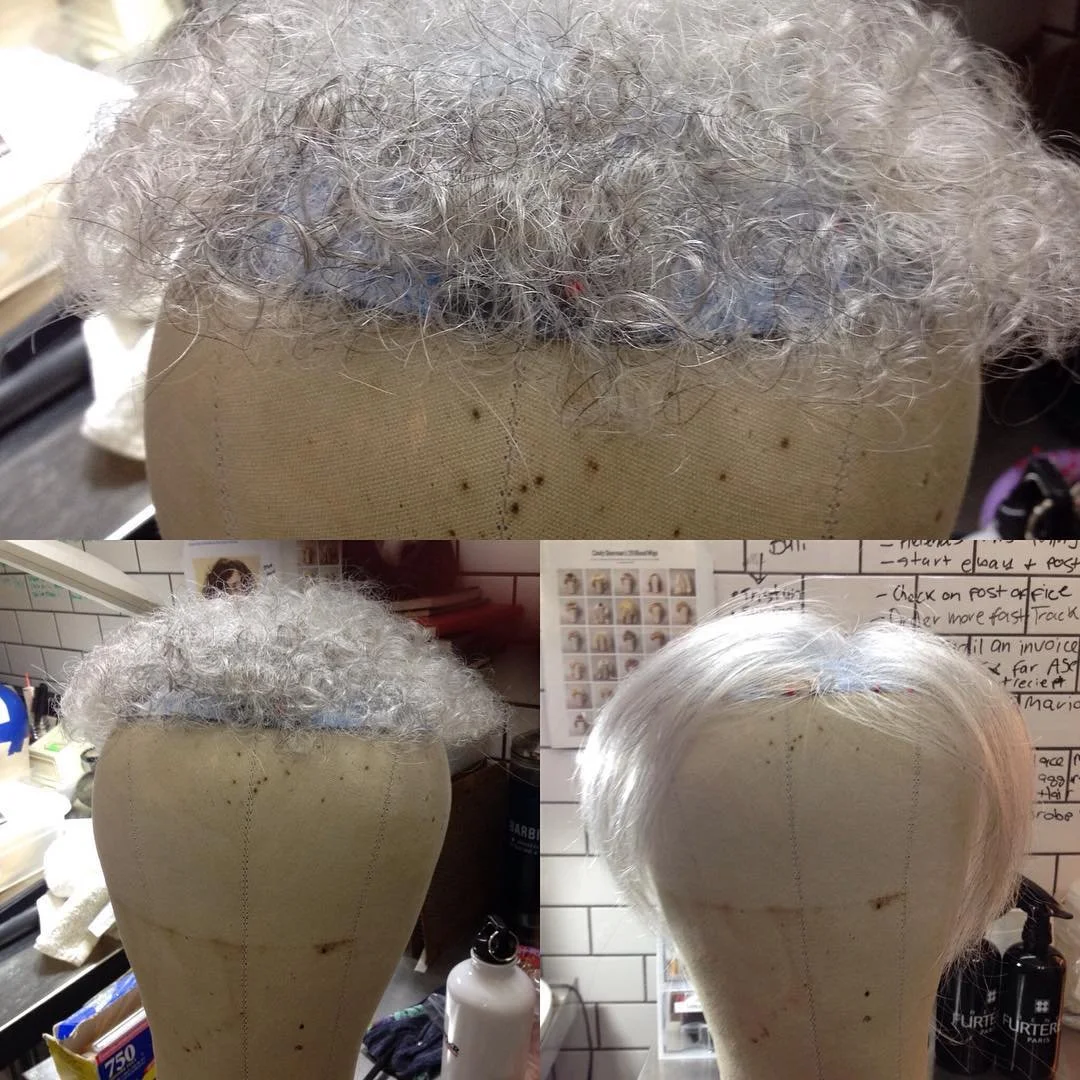 Hair topper built for client at private studio