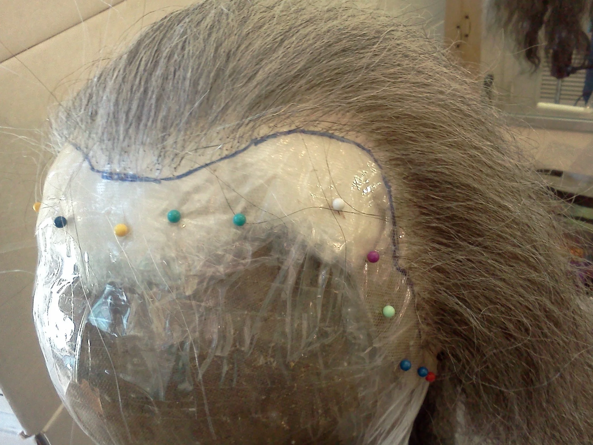 Ventilated hairline for an opera singer at The Santa Fe Opera