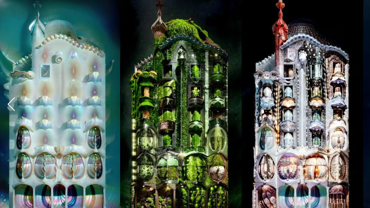 Sofia Crespo's Structures of Being: A Fusion of Art, AI, and Gaudí's Legacy at Casa Batlló