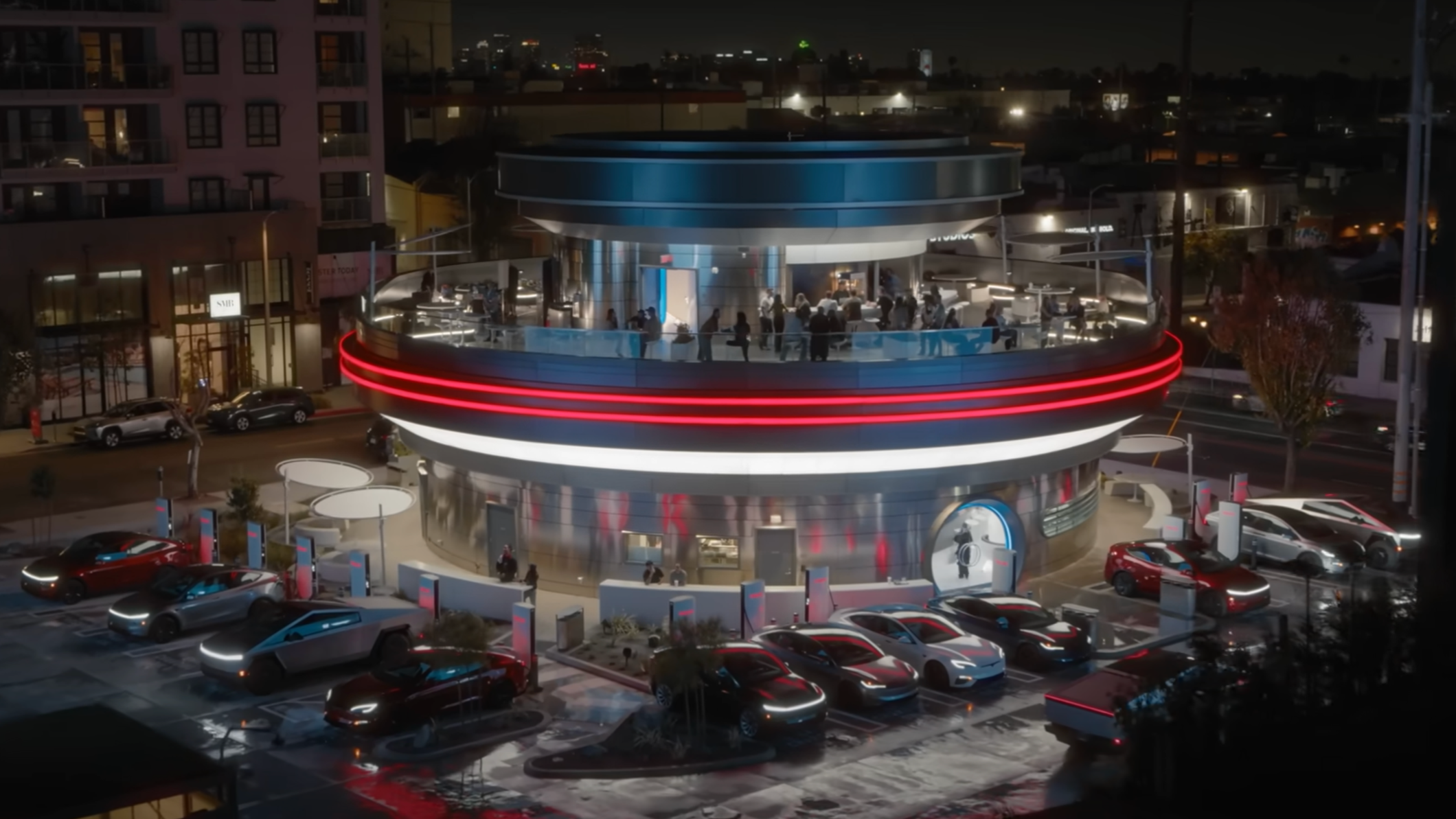 Tesla’s Retro‑Futuristic Diner Electrifies L.A.