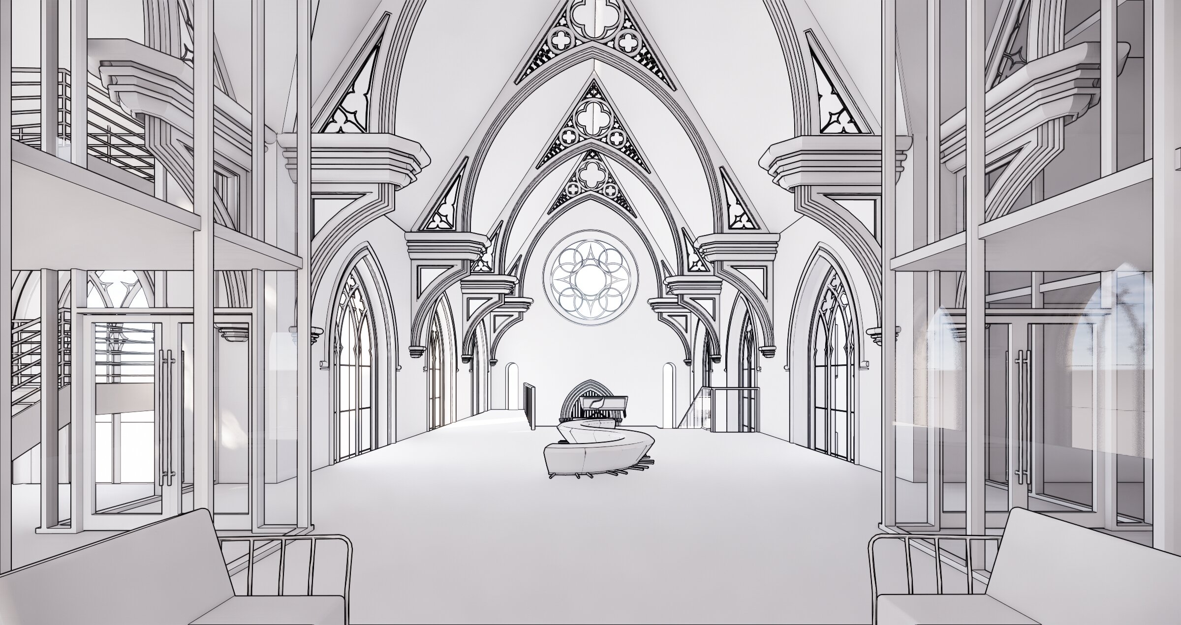 Architectural Design Proposal Rendering Strategy Redevelopment
