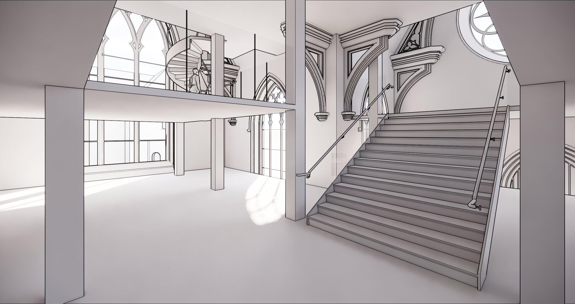 Architectural Design Proposal Rendering Strategy Redevelopment