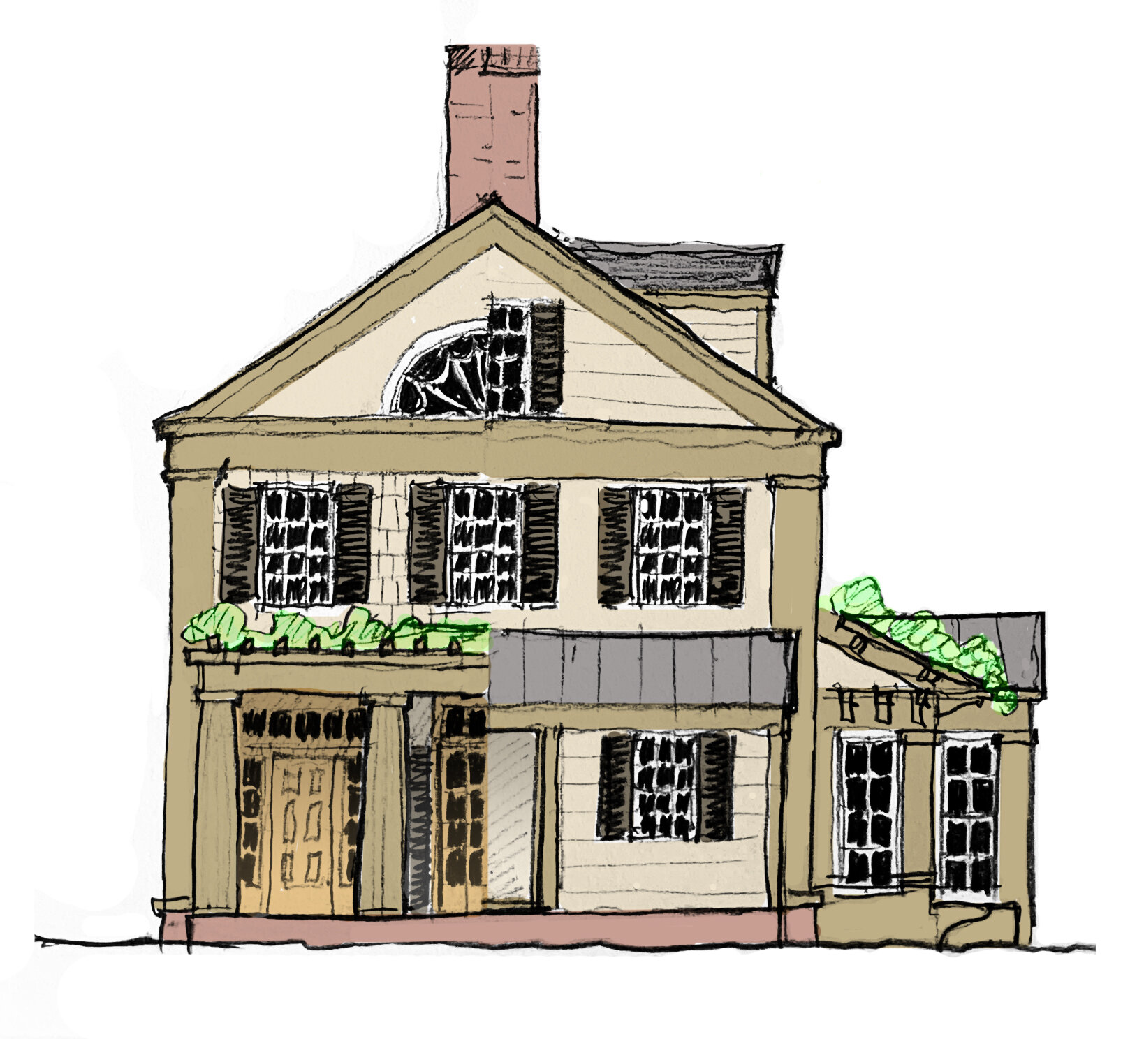 Architectural Residential Design sketches