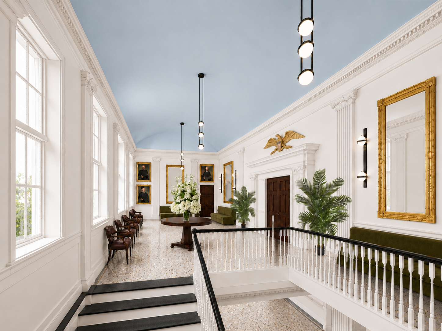 Corning Courthouse - 2nd Floor Landing.png