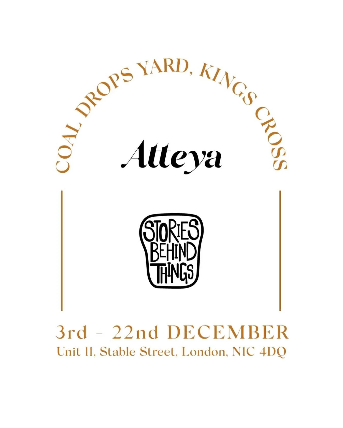 This December you&rsquo;ll be able to view &amp; purchase our sustainable jewels IRL at one of my personal favourite shopping spots in town. 

 ~ ~  COAL DROPS YARD ~ ~ 

Being an Interior Architect as well as a jeweller I adore this venue architectu