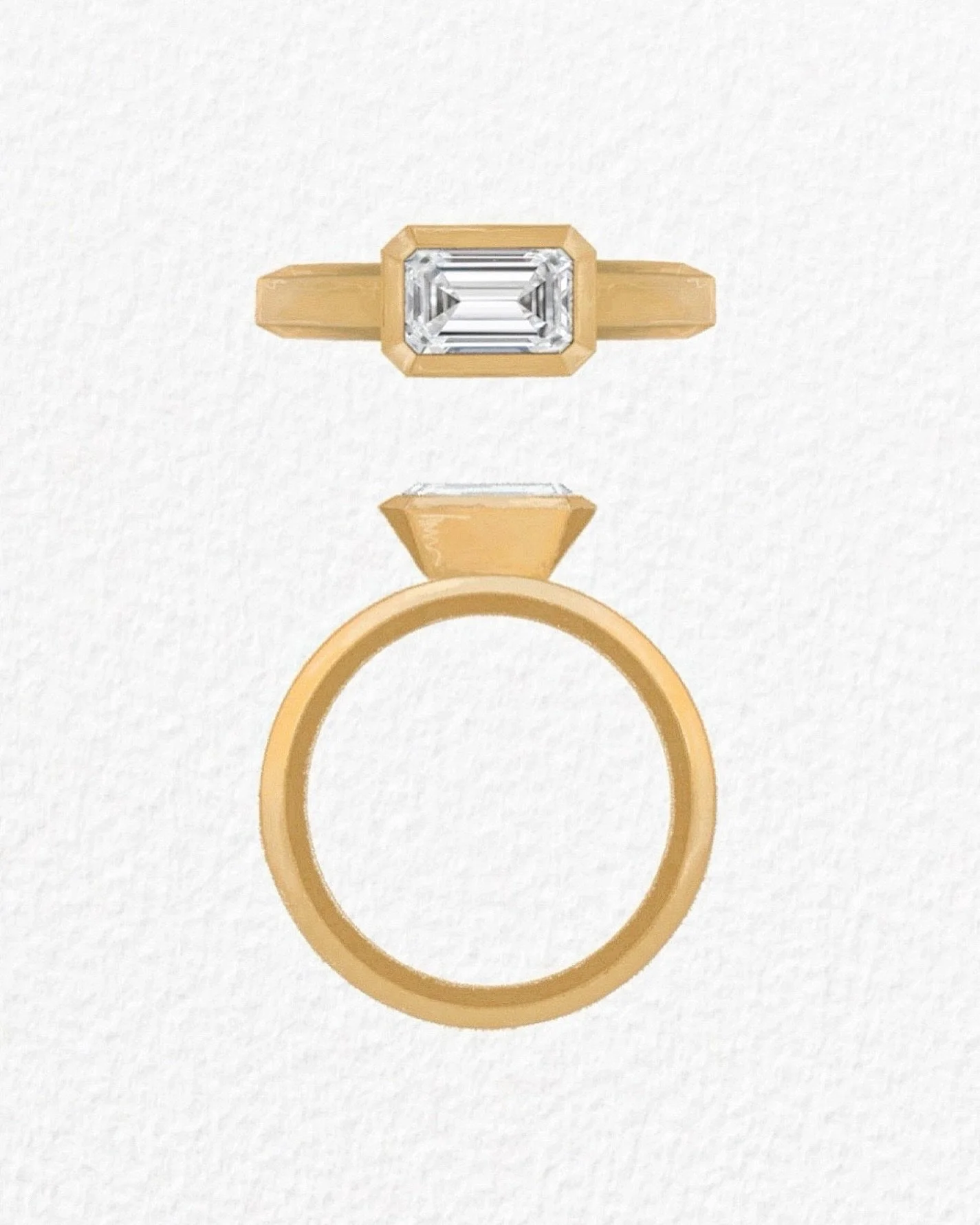 Your bespoke design always starts with a sketch ✍️ 

Very excited to be recreating a previous bespoke, this time with a bezel set Diamond 💎 

#bespokejewellery #jewellerydesign #diamondsolitaire #diamondsolitairering #diamondengagementring #bespokee