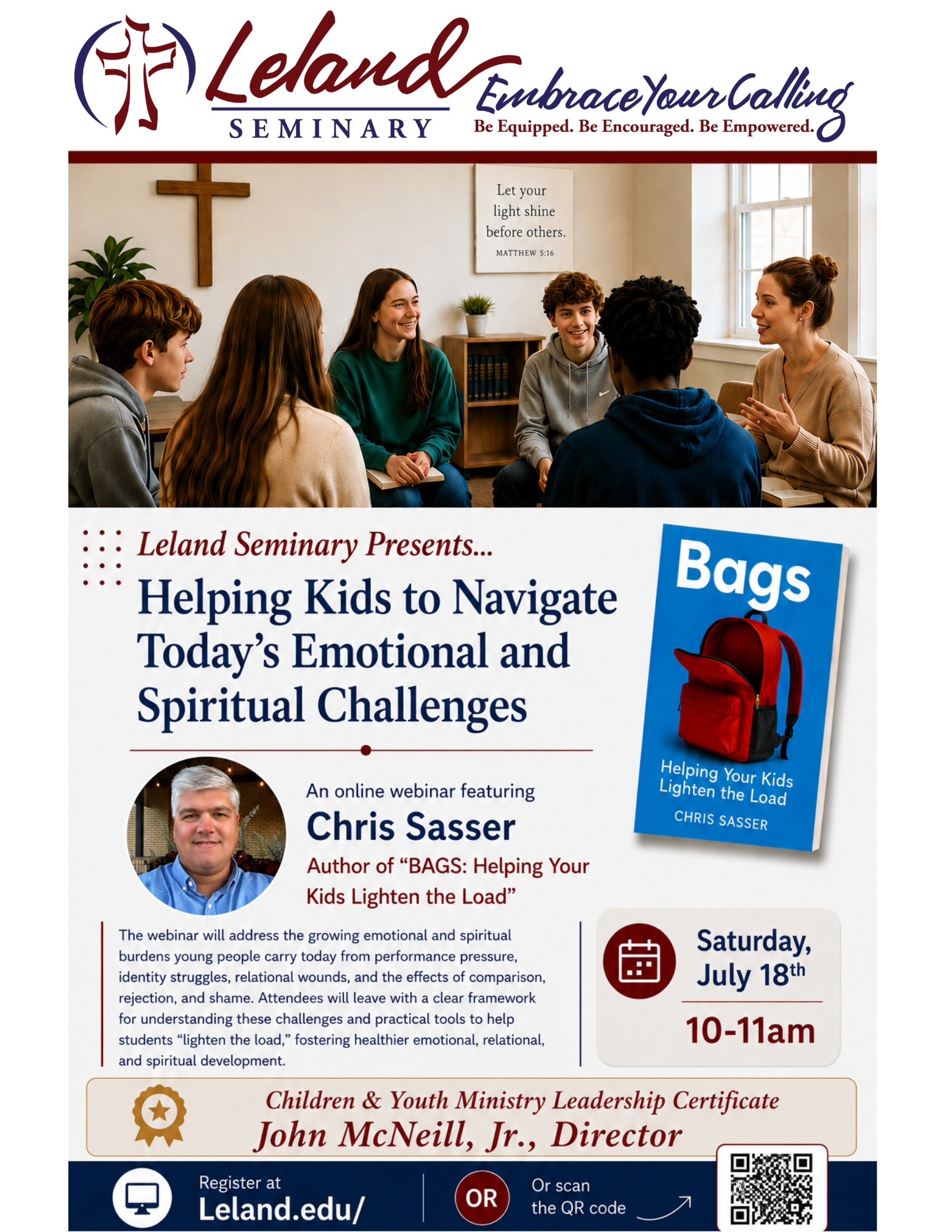 Helping Kids to Navigate Today's Emotional &amp; Spiritual Challenges