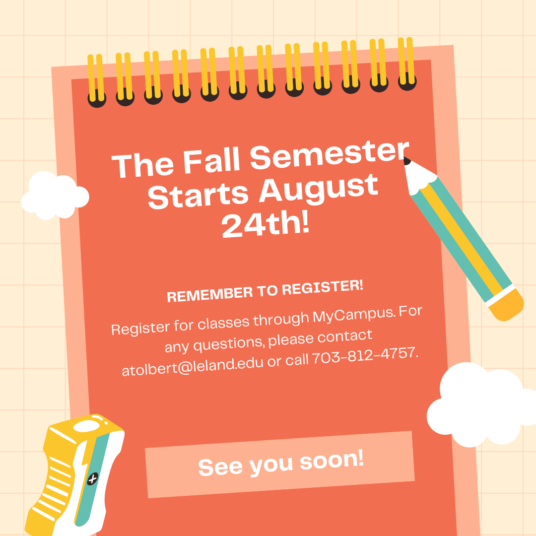 Fall Semester Begins