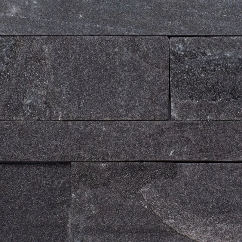 Titanium Quartzite Splitface 6x24 Stack Stone — STONE AVENUE